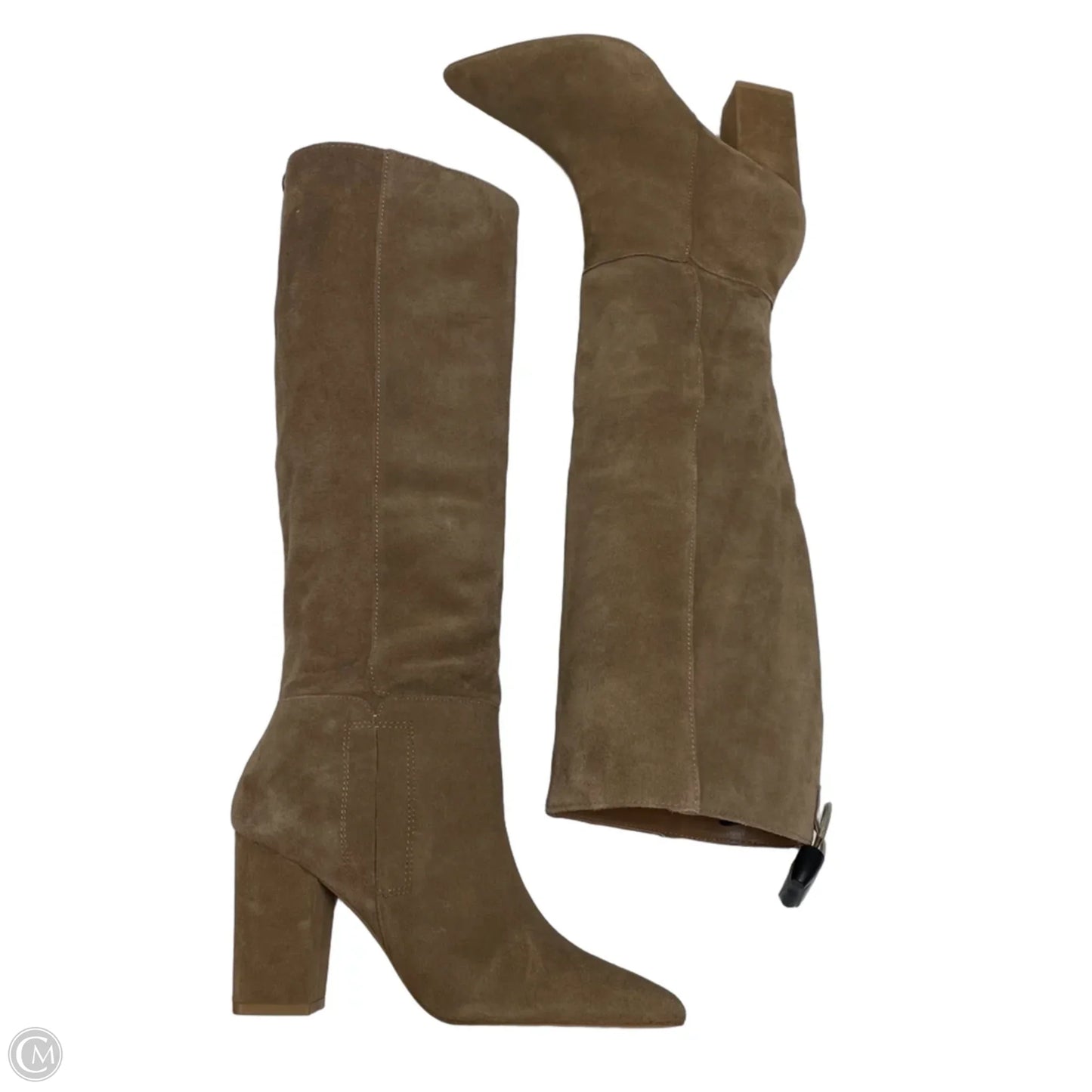 Boots Knee Heels By Steve Madden In Brown, Size: 7