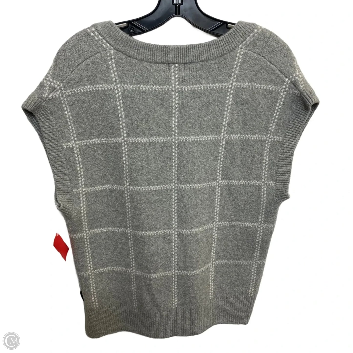 Vest Sweater By A New Day In Grey, Size: S