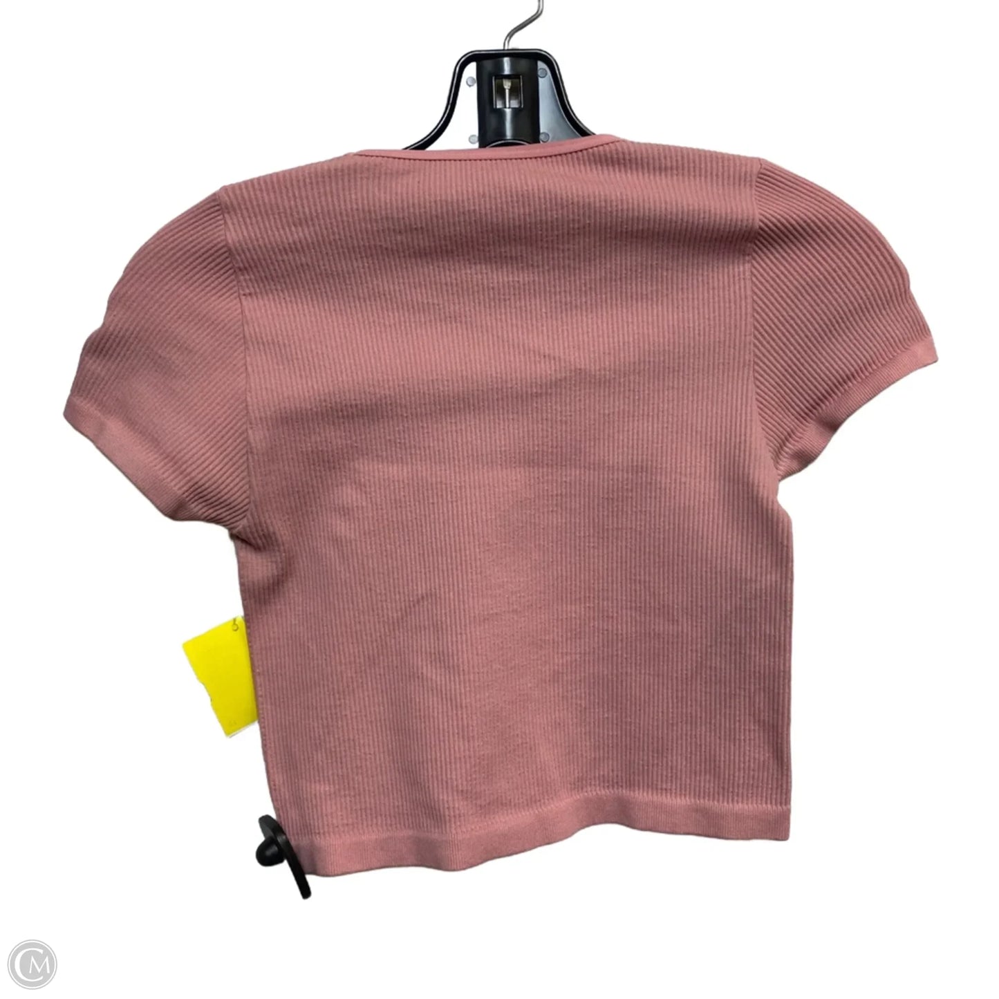 Top Short Sleeve By Urban Outfitters In Pink, Size: M