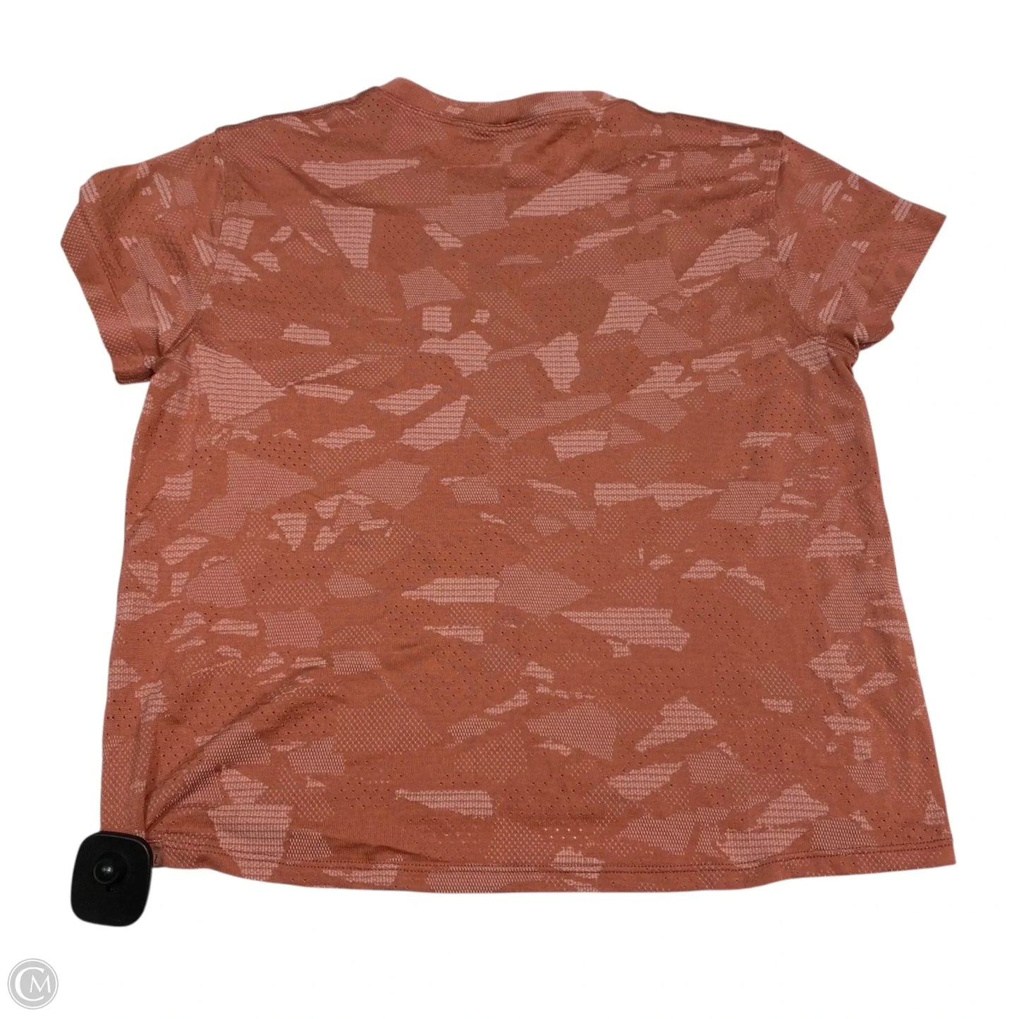 Athletic Top Short Sleeve Designer By Lululemon In Pink, Size: S