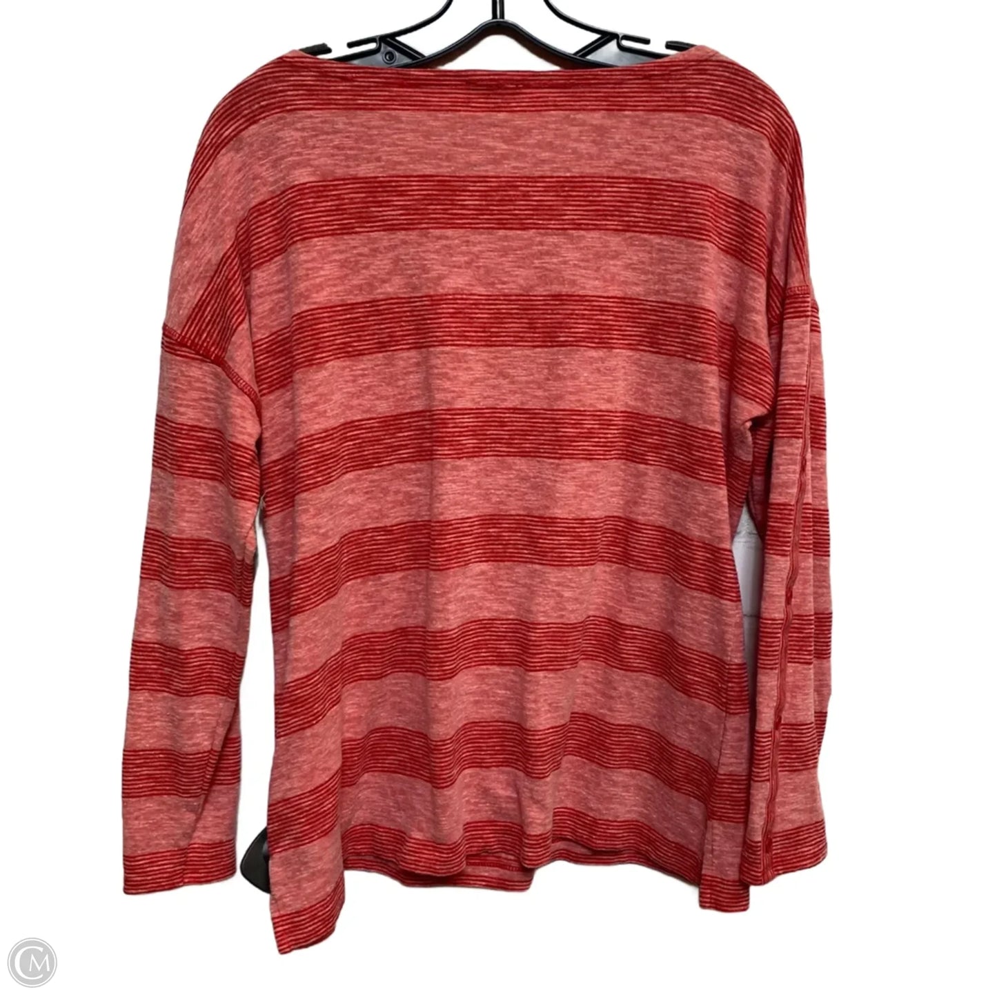 Top Long Sleeve By Talbots In Red, Size: M