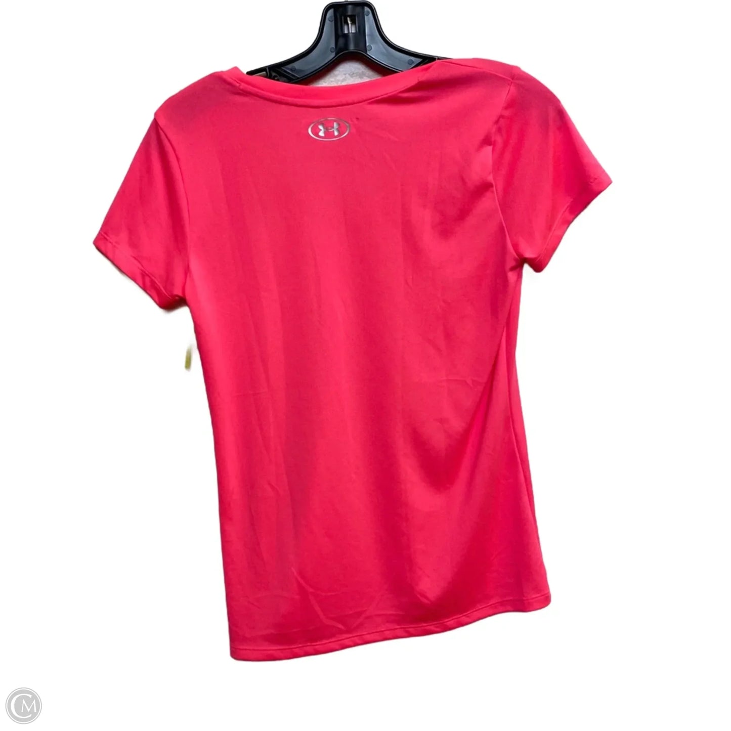 Athletic Top Short Sleeve By Under Armour In Pink, Size: Xs