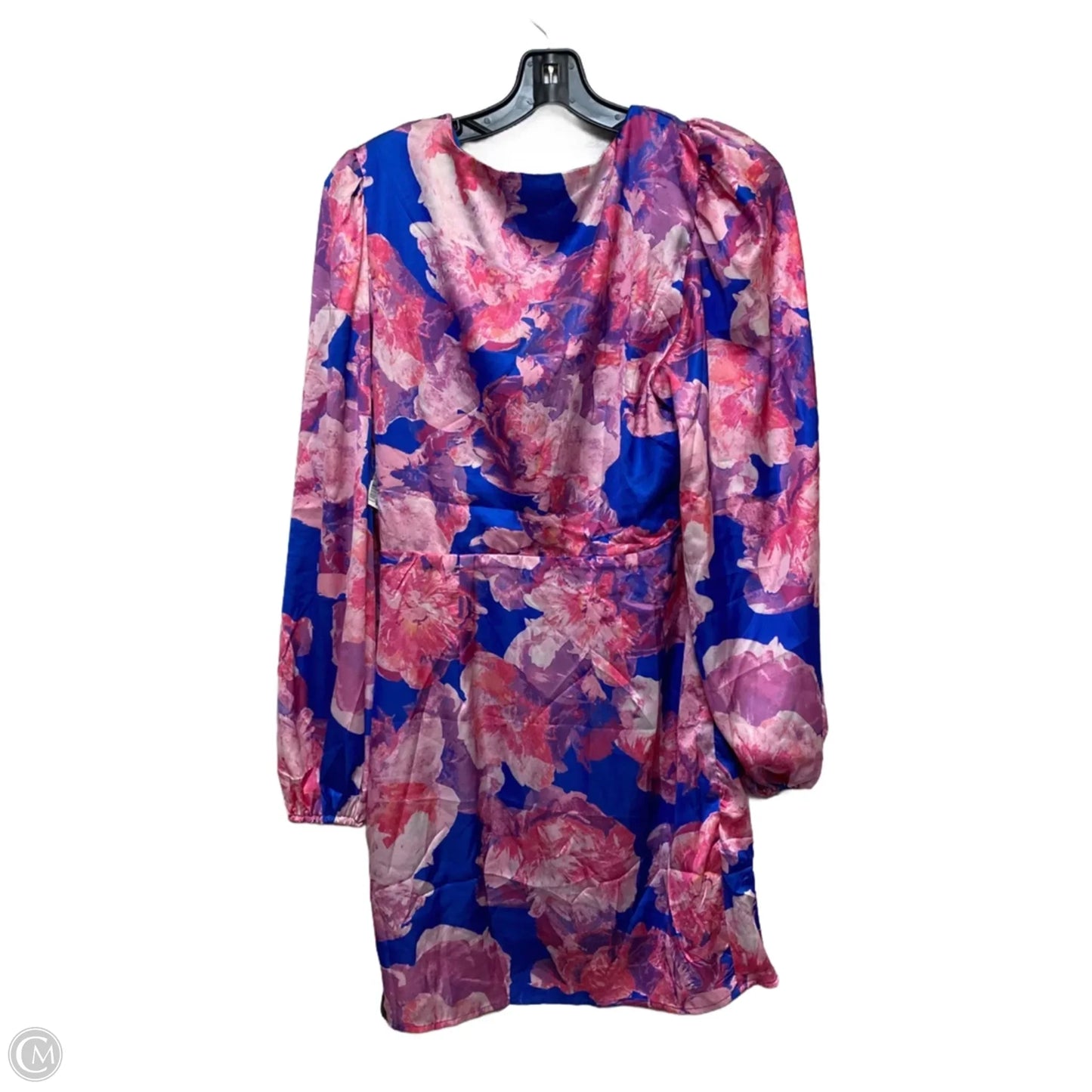 Dress Casual Short By Flying Tomato In Blue & Pink, Size: S