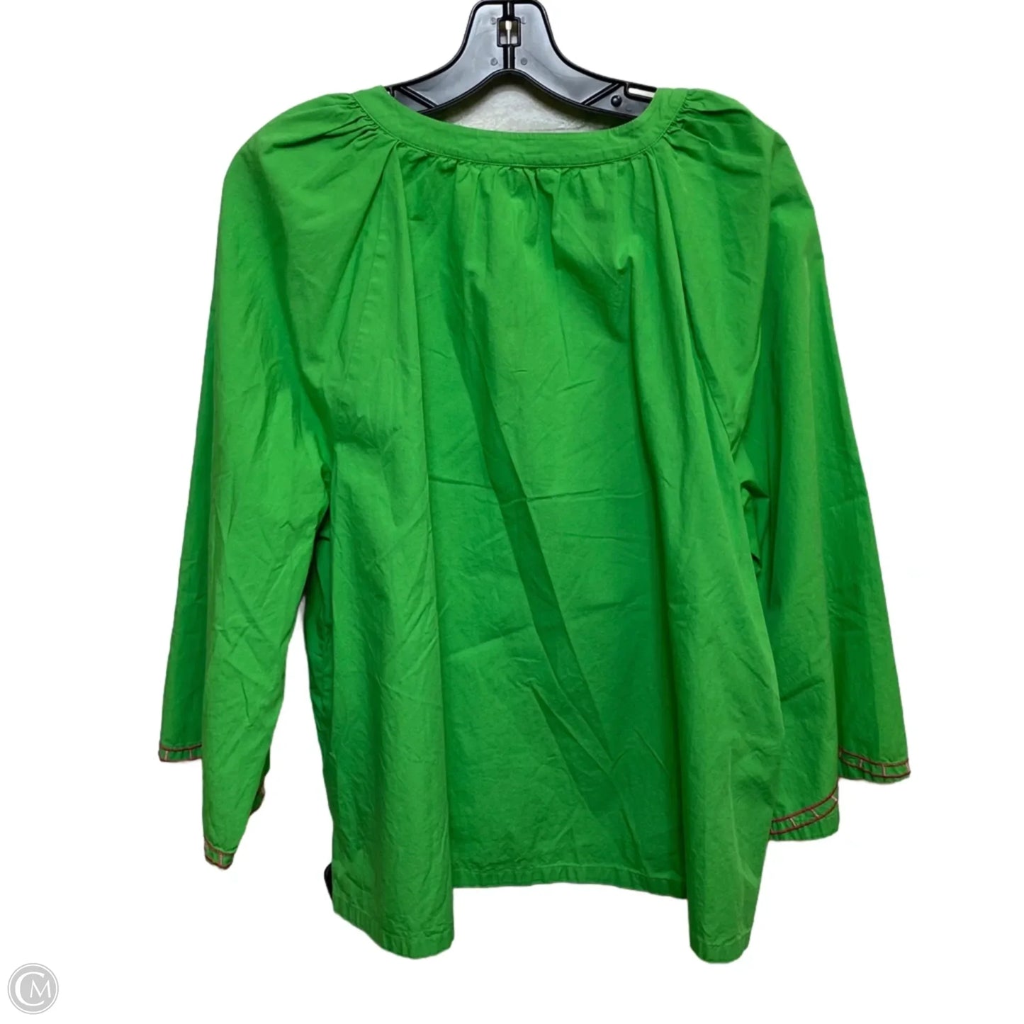 Top Long Sleeve By Crown And Ivy In Green, Size: Xl