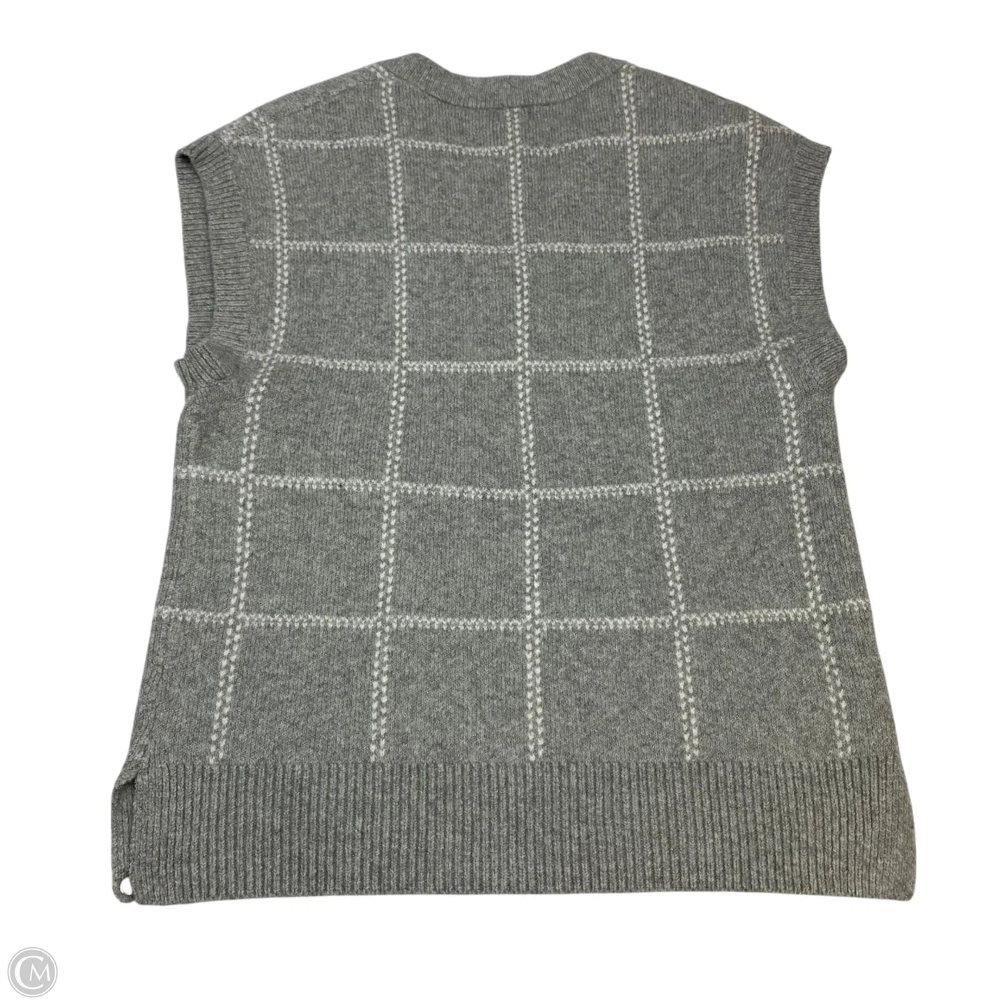 Vest Sweater By A New Day In Grey, Size: S