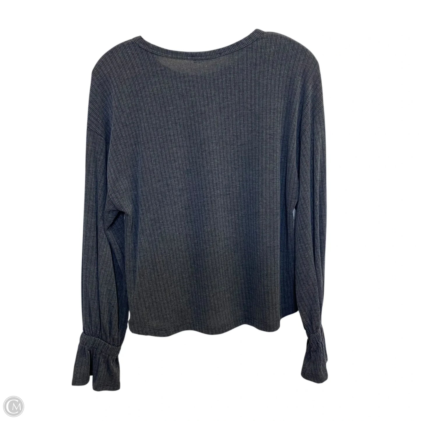 Top Long Sleeve By Lush In Grey, Size: S