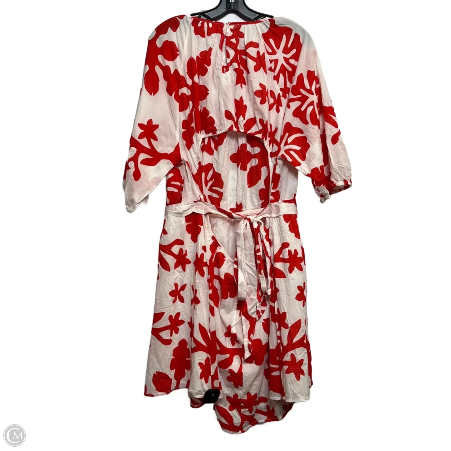 Dress Casual Short By H&m In Red & White, Size: Xxl