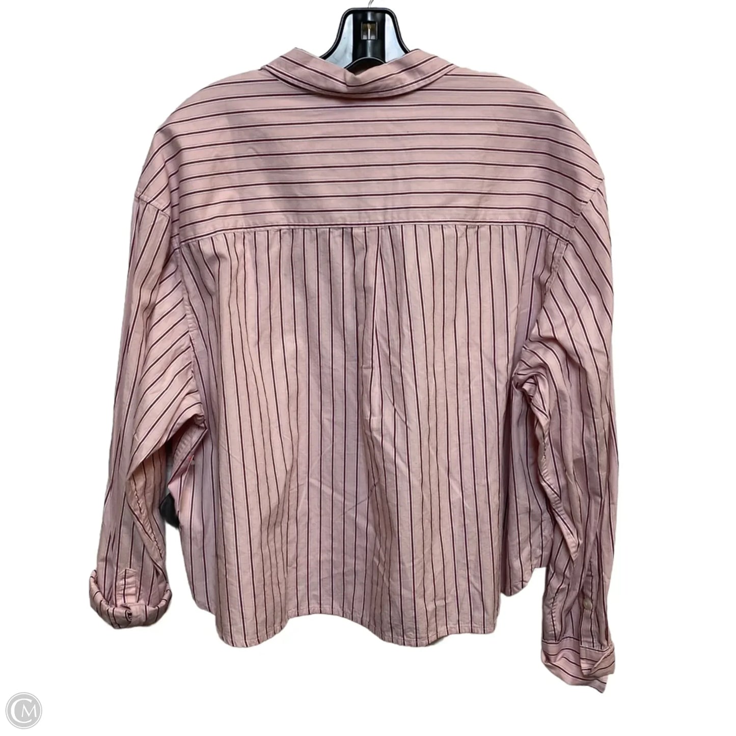 Top Long Sleeve By Gap In Pink & Red, Size: Xl