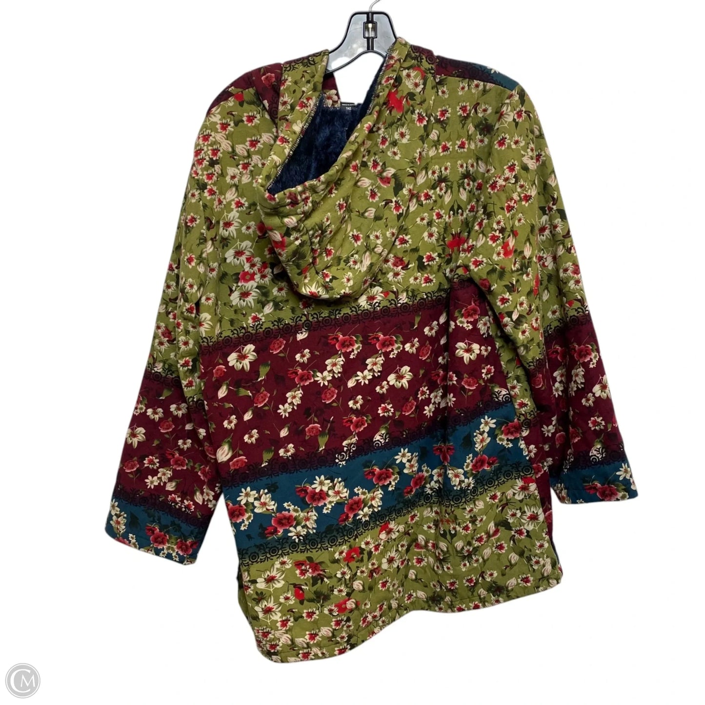 Jacket Other By Shein In Green & Red, Size: 2x