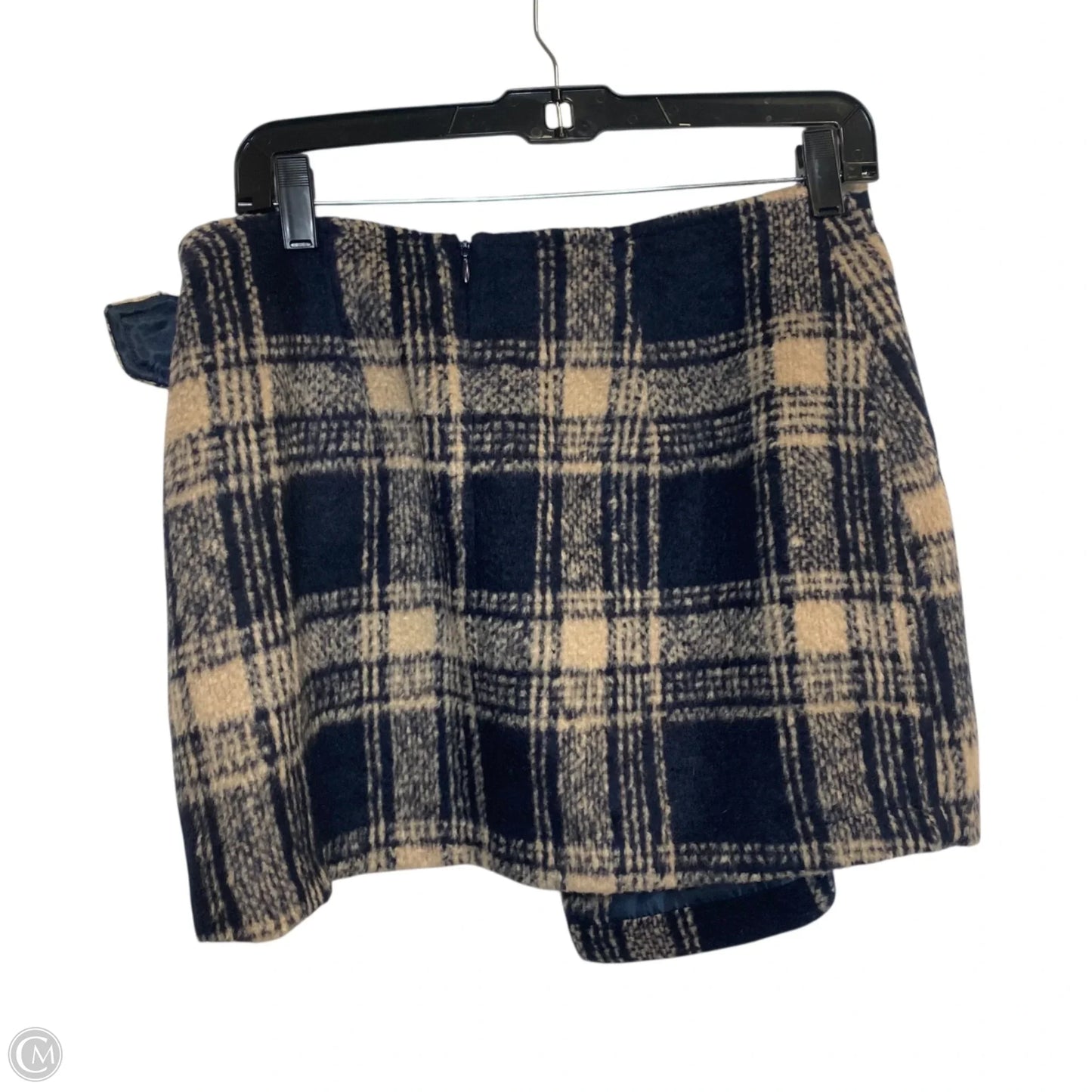 Skirt Mini & Short By Urban Outfitters In Blue & Tan, Size: S