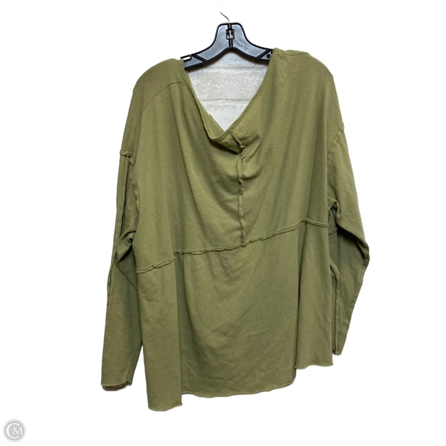 Top Long Sleeve By Urban Outfitters In Green, Size: M