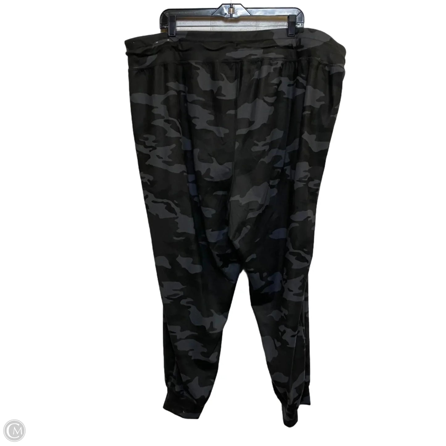 Athletic Pants By Livi Active In Black & Grey, Size: 4x