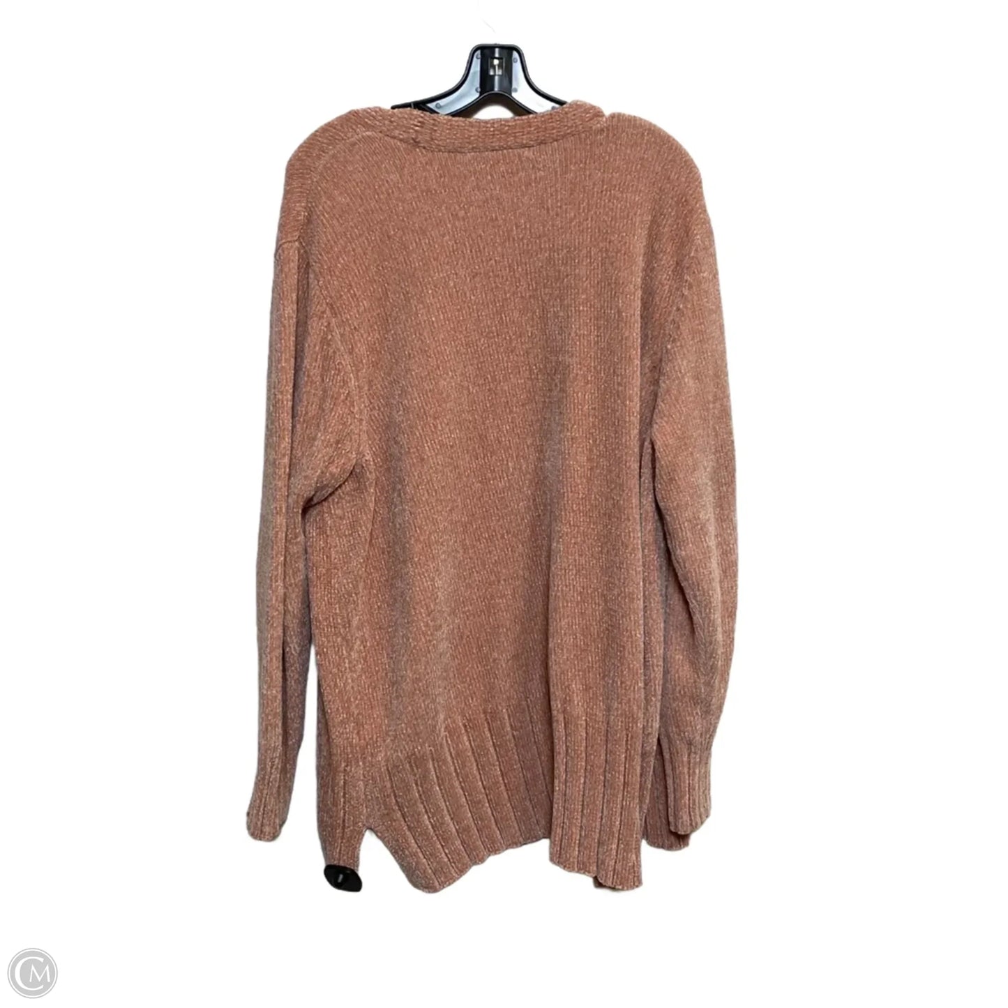 Sweater Cardigan By Seven 7 In Pink, Size: Xl