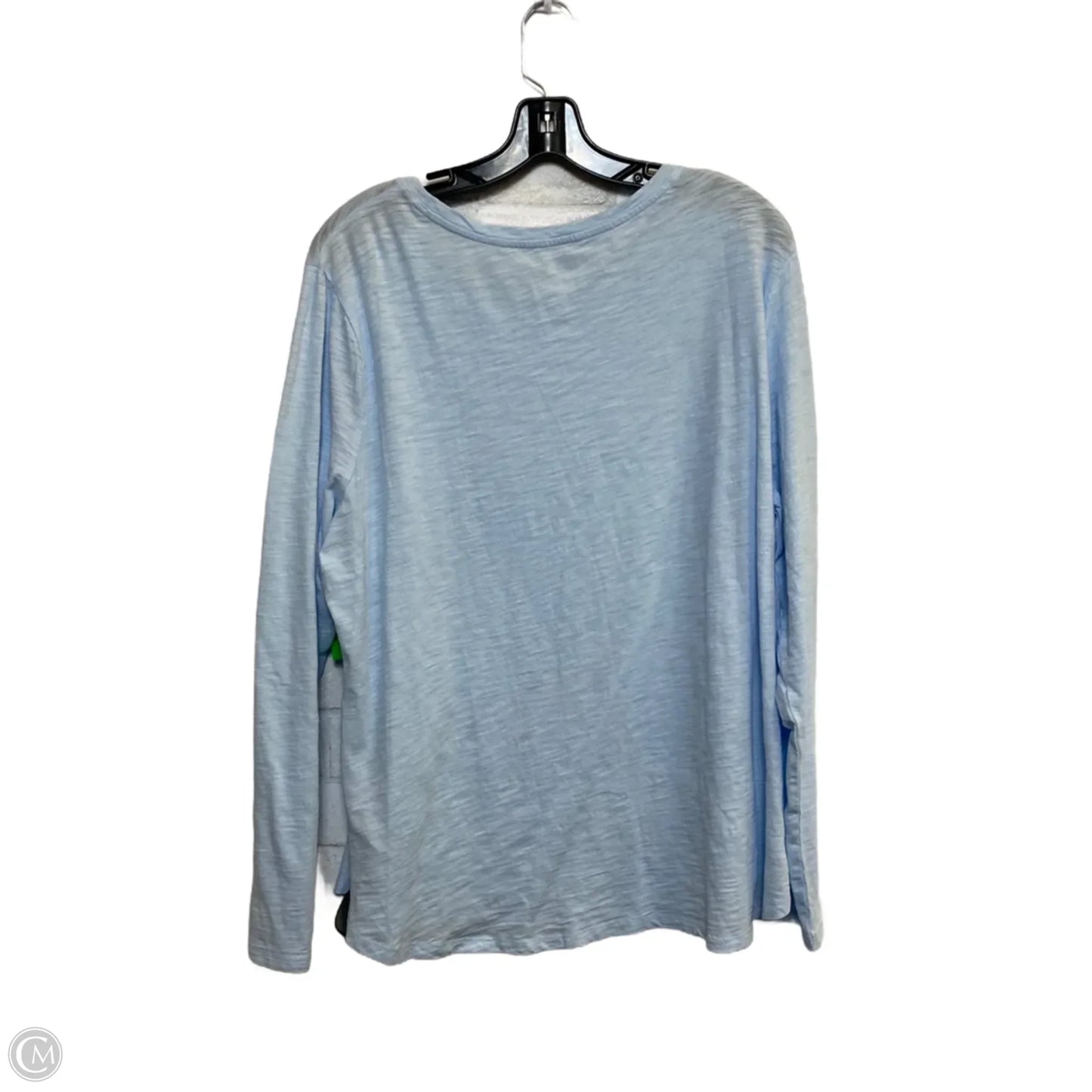 Top Long Sleeve Basic By Old Navy In Blue, Size: Xxl