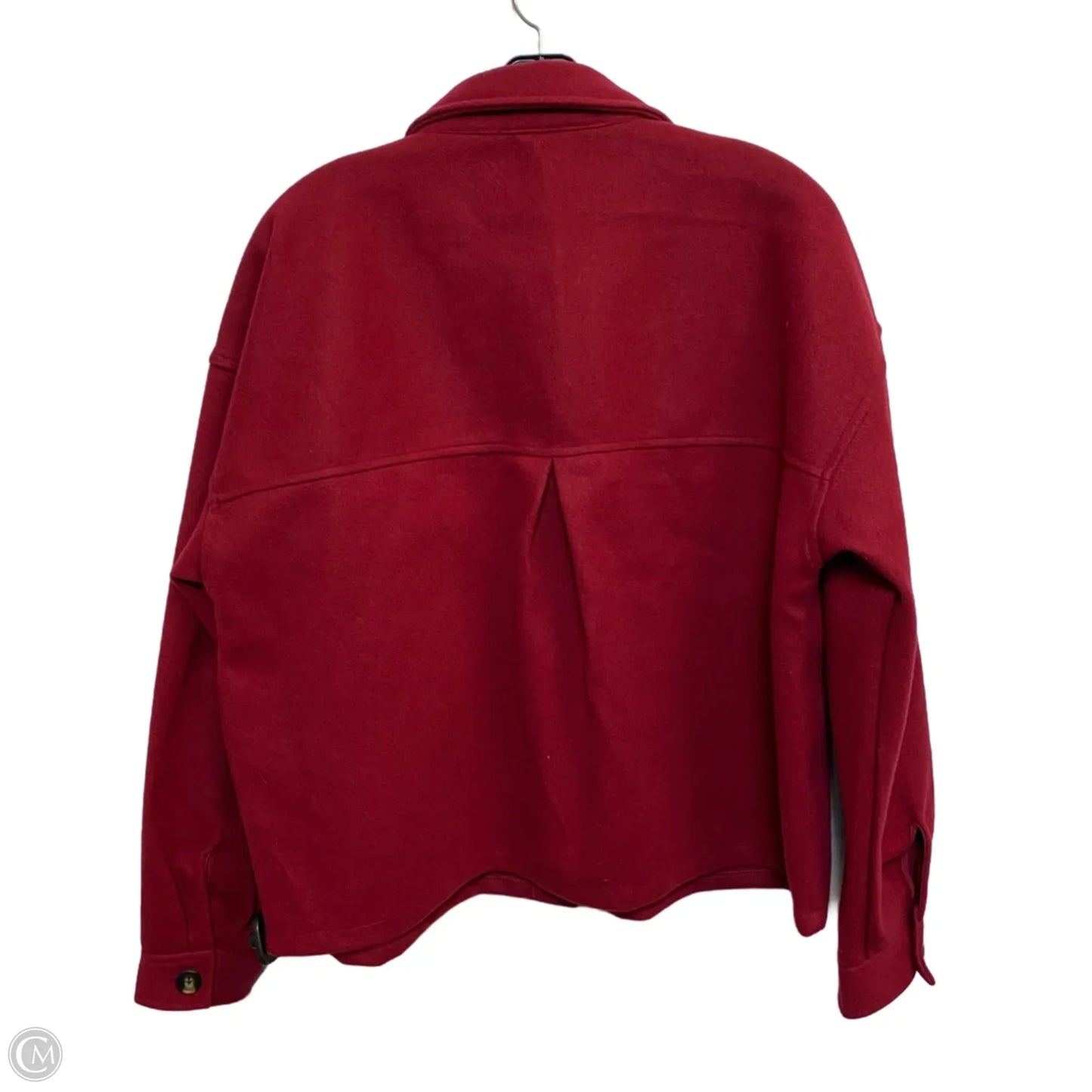Jacket Shirt By Beachlunchlounge In Red, Size: L