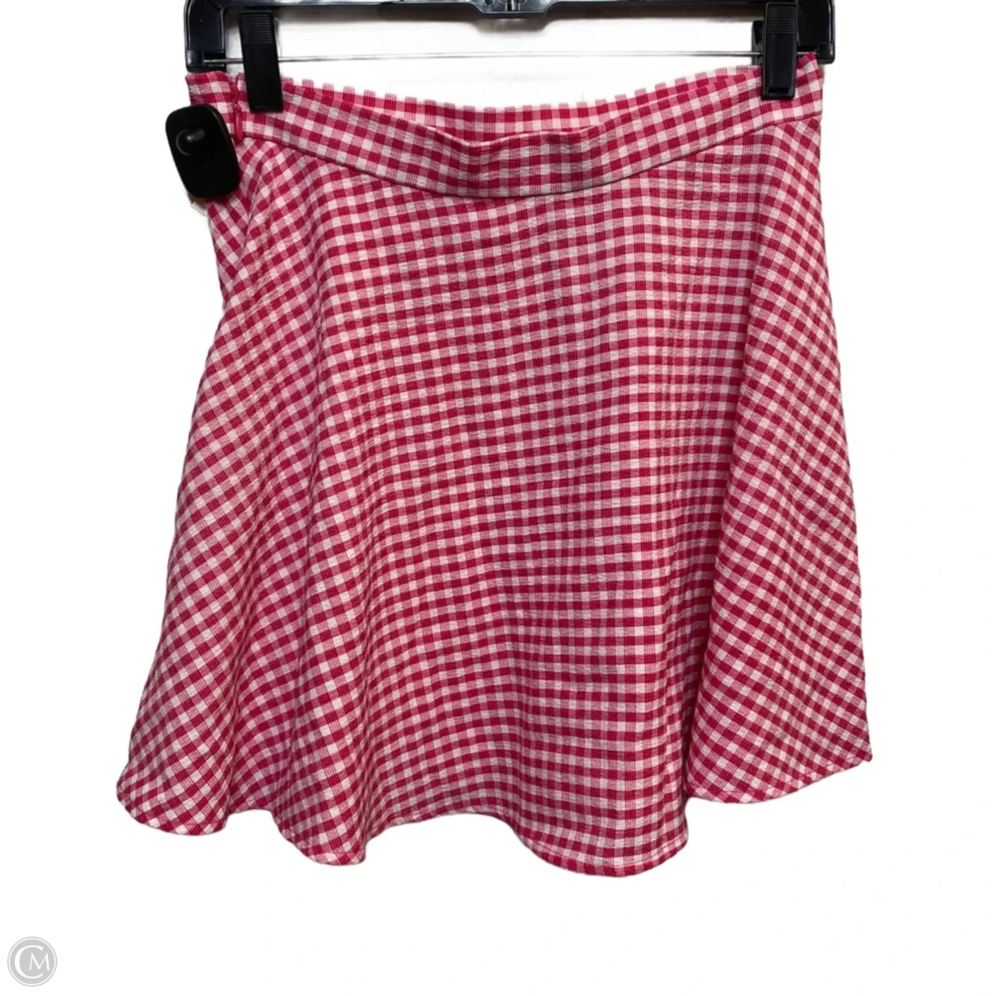 Skirt Mini & Short By Urban Outfitters In Pink & White, Size: M