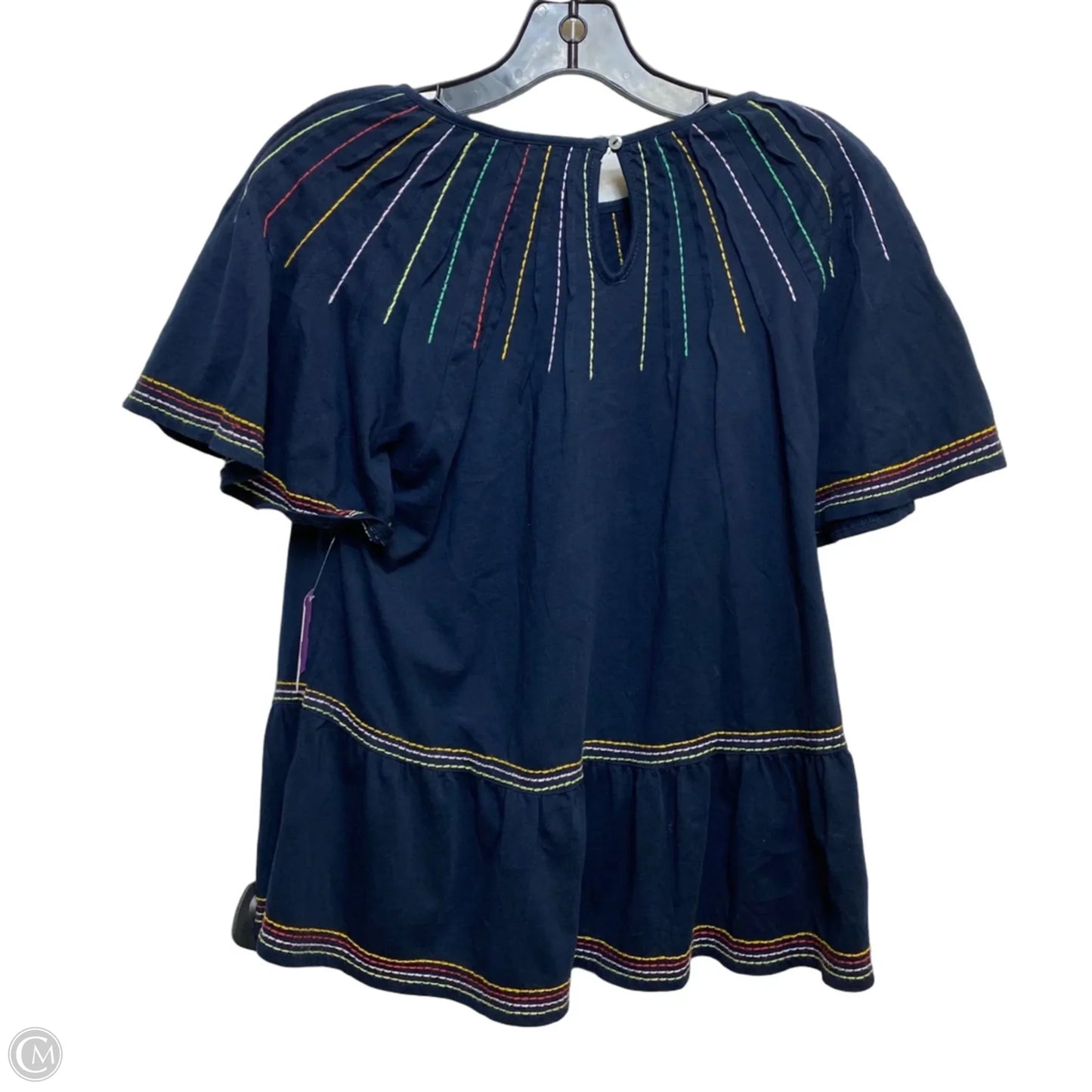 Top Short Sleeve By Maeve In Navy, Size: Xs