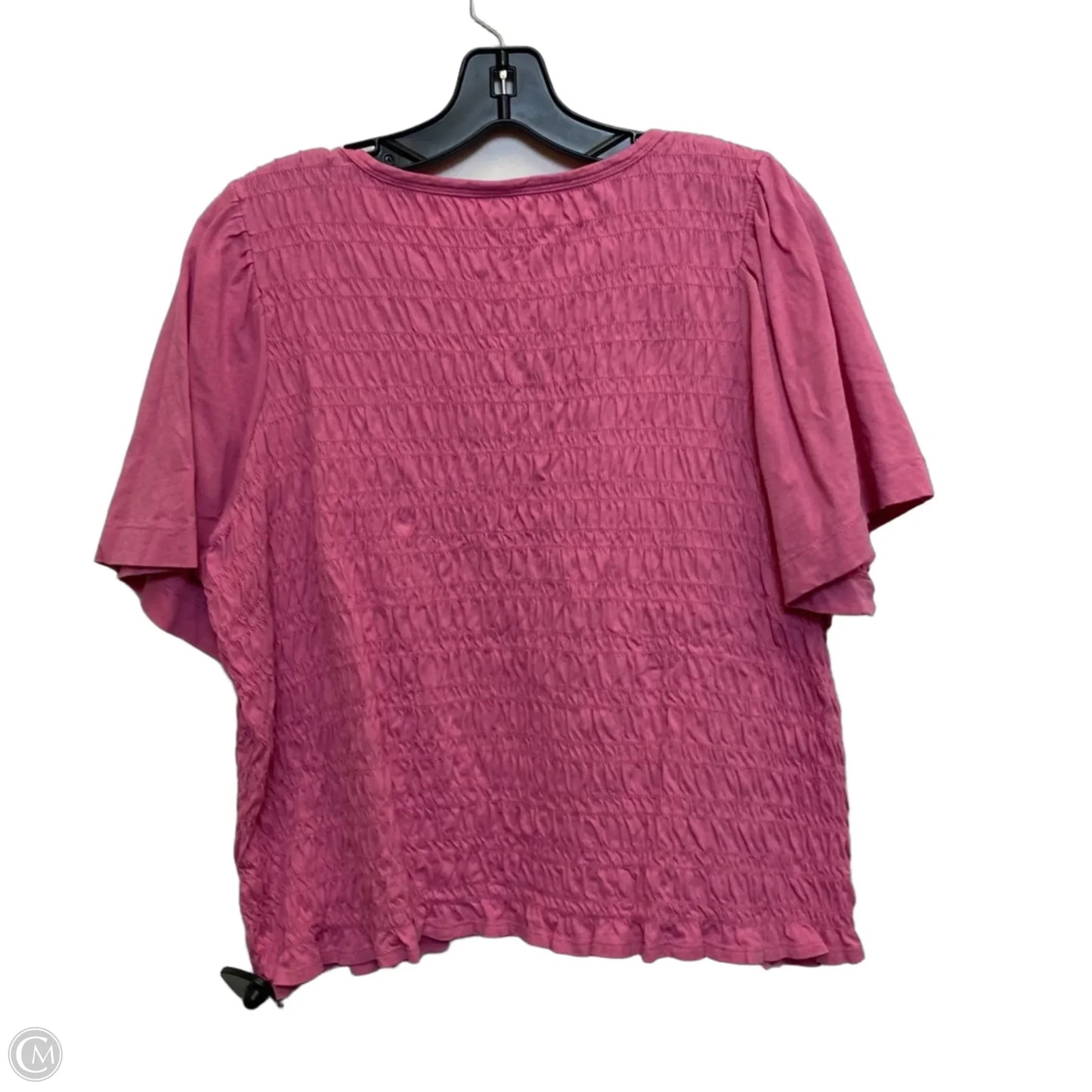 Top Short Sleeve By Old Navy In Pink, Size: L