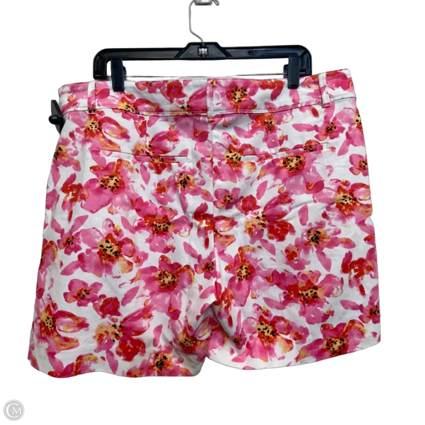 Shorts By Isaac Mizrahi In Pink & White, Size: 16