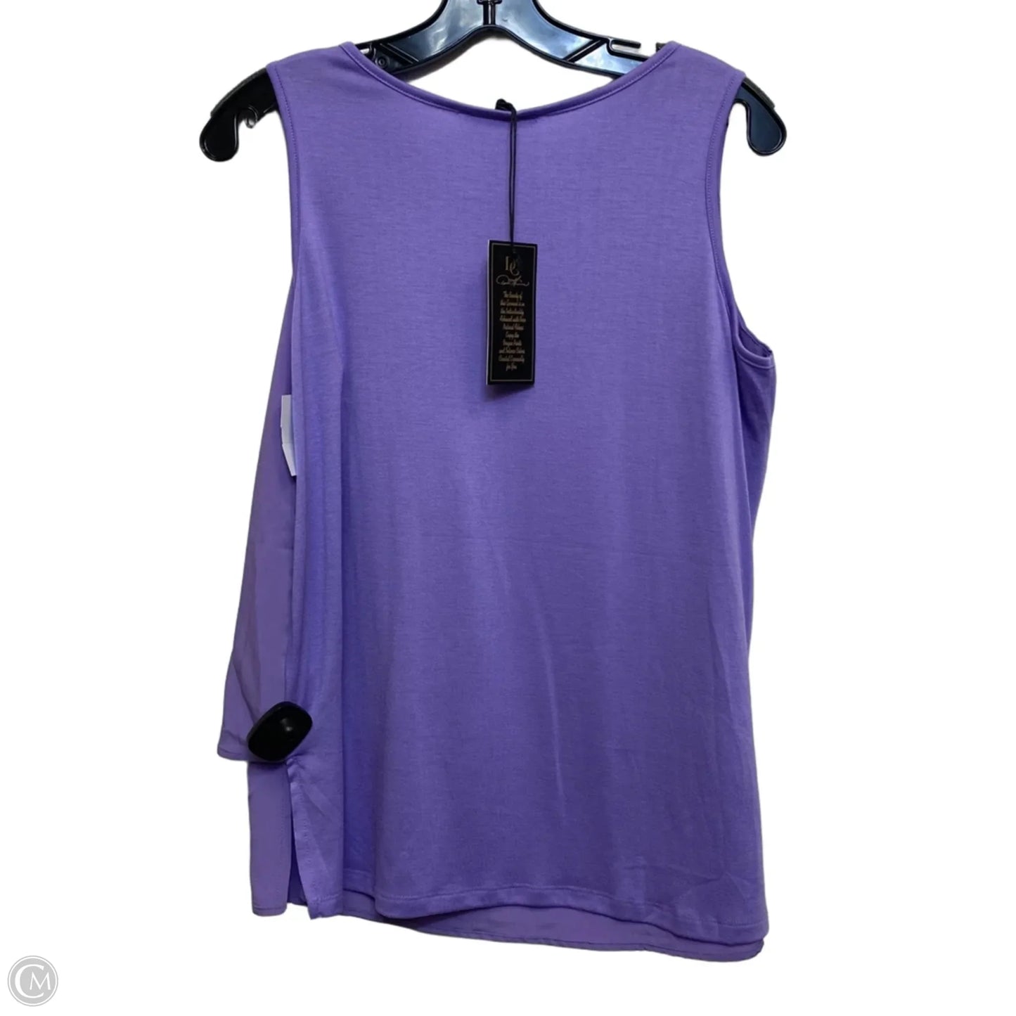 Top Sleeveless By Dg2 In Purple, Size: S