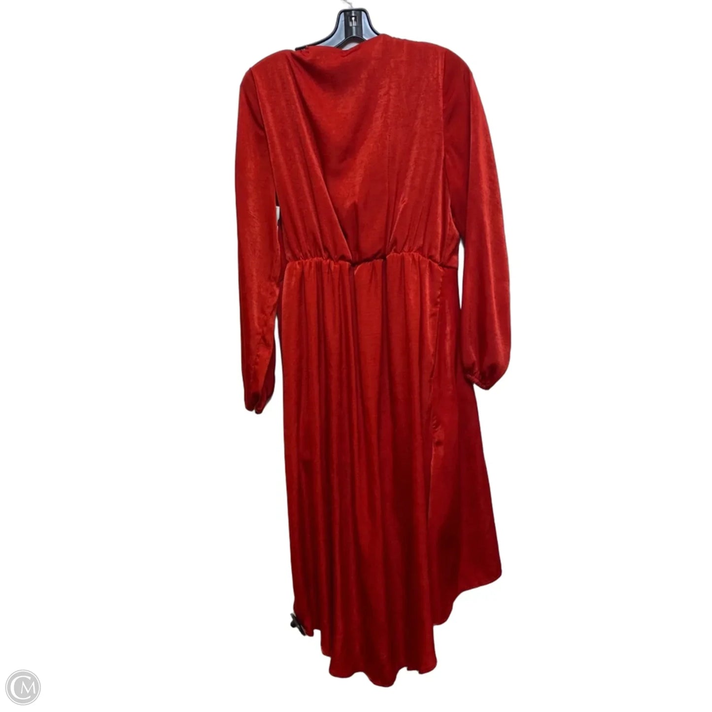 Dress Casual Midi By Cato In Red, Size: L