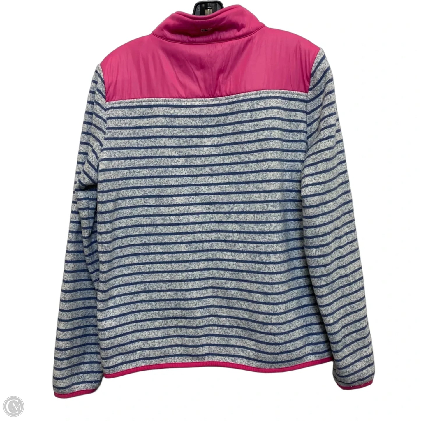 Sweatshirt Designer By Vineyard Vines In Blue & Pink, Size: L