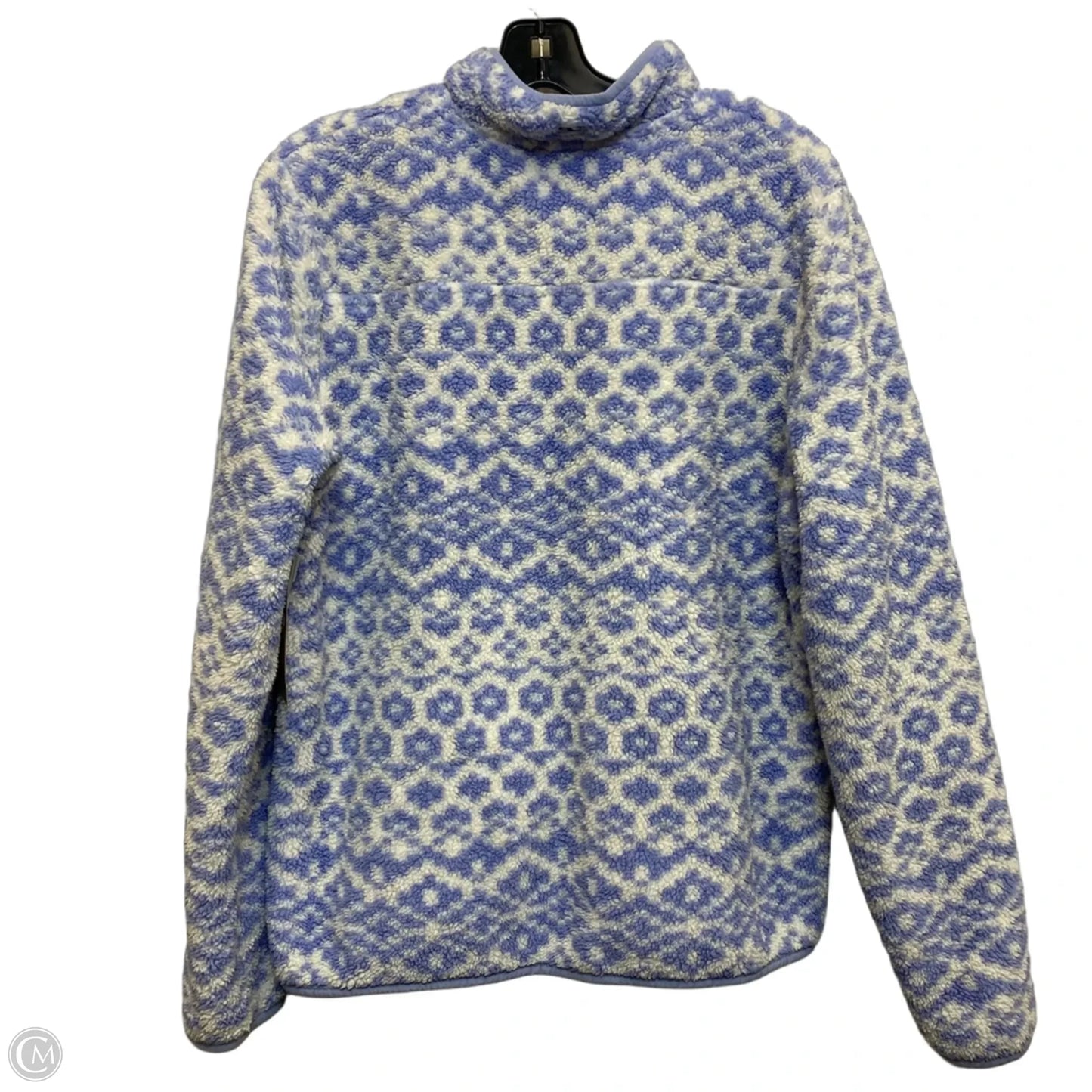Sweatshirt Designer By Vineyard Vines In Blue & White, Size: Xl