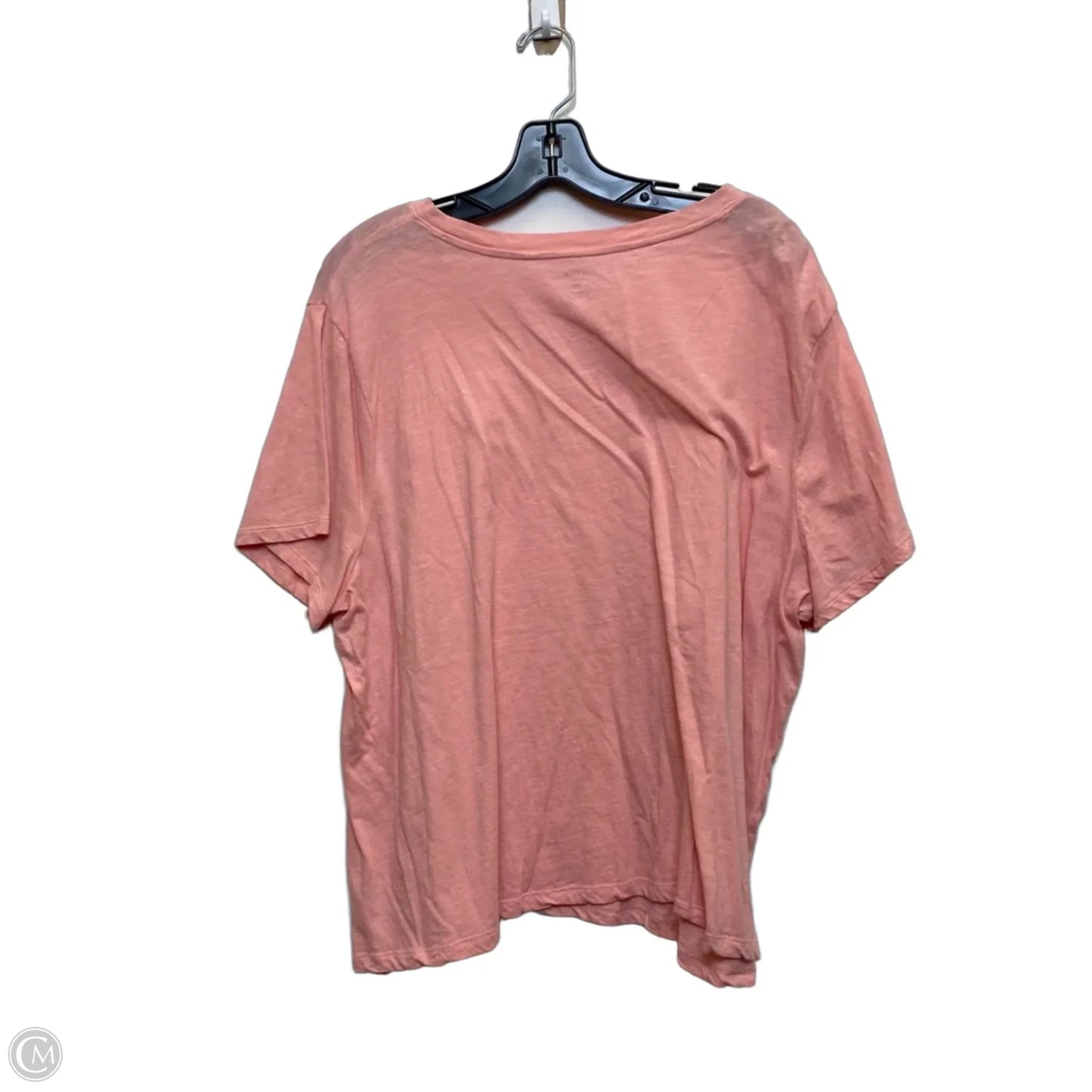 Top Short Sleeve Basic By Ana In Pink, Size: 2x