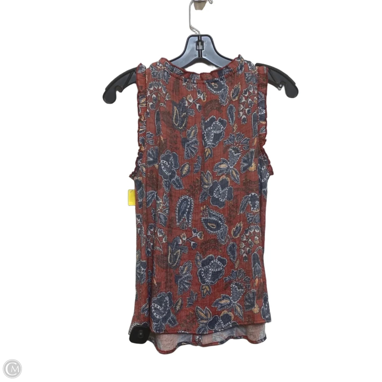 Top Sleeveless By Wonderly In Blue & Red, Size: M