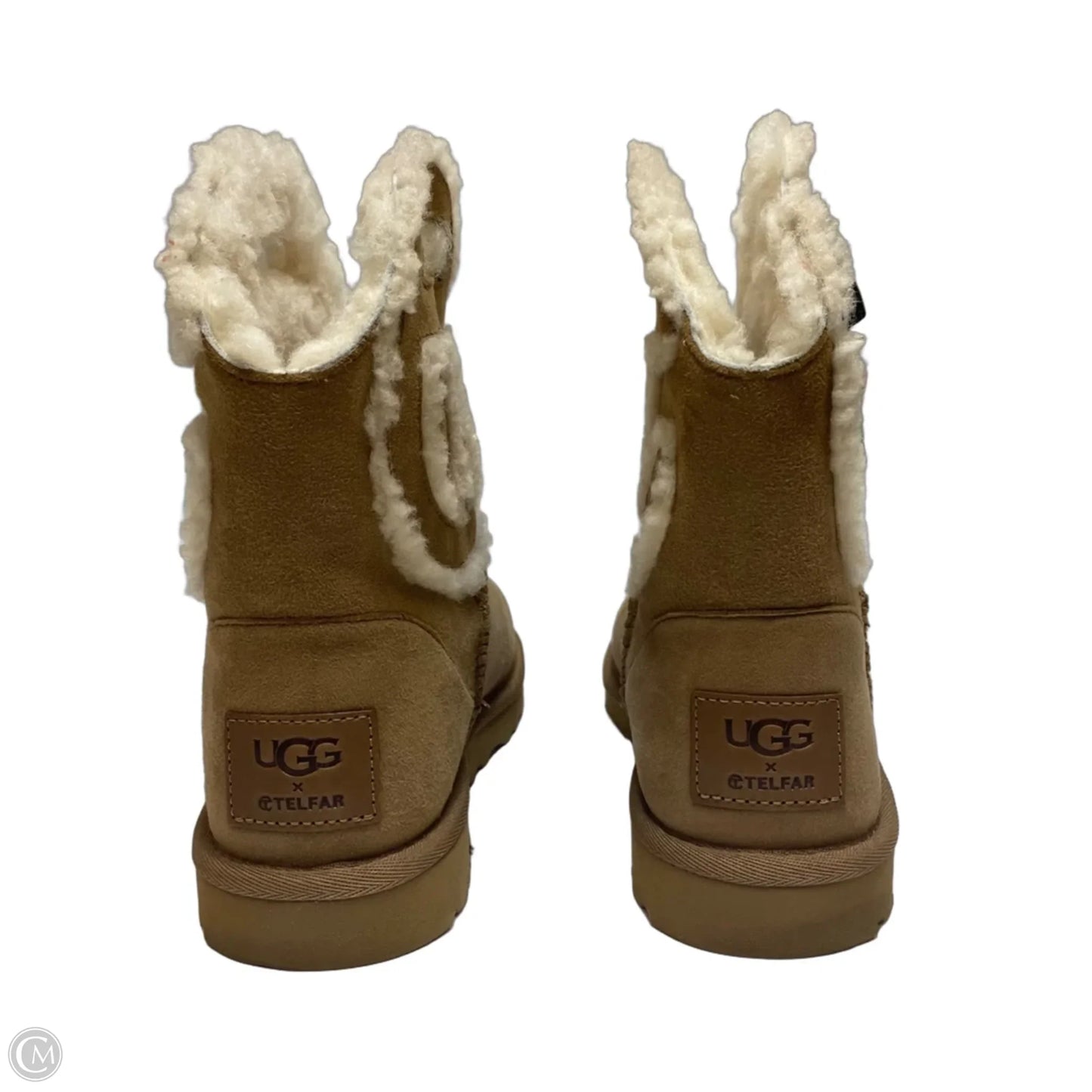 Boots Designer By Ugg In Brown, Size: 6