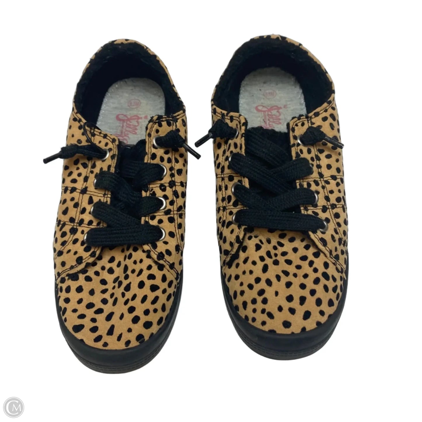 Shoes Flats By Jelly Pop In Black & Brown, Size: 8.5