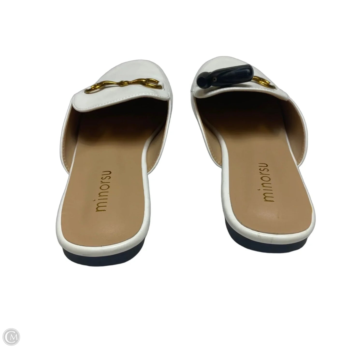 Shoes Flats By Minorsu In White, Size: 8