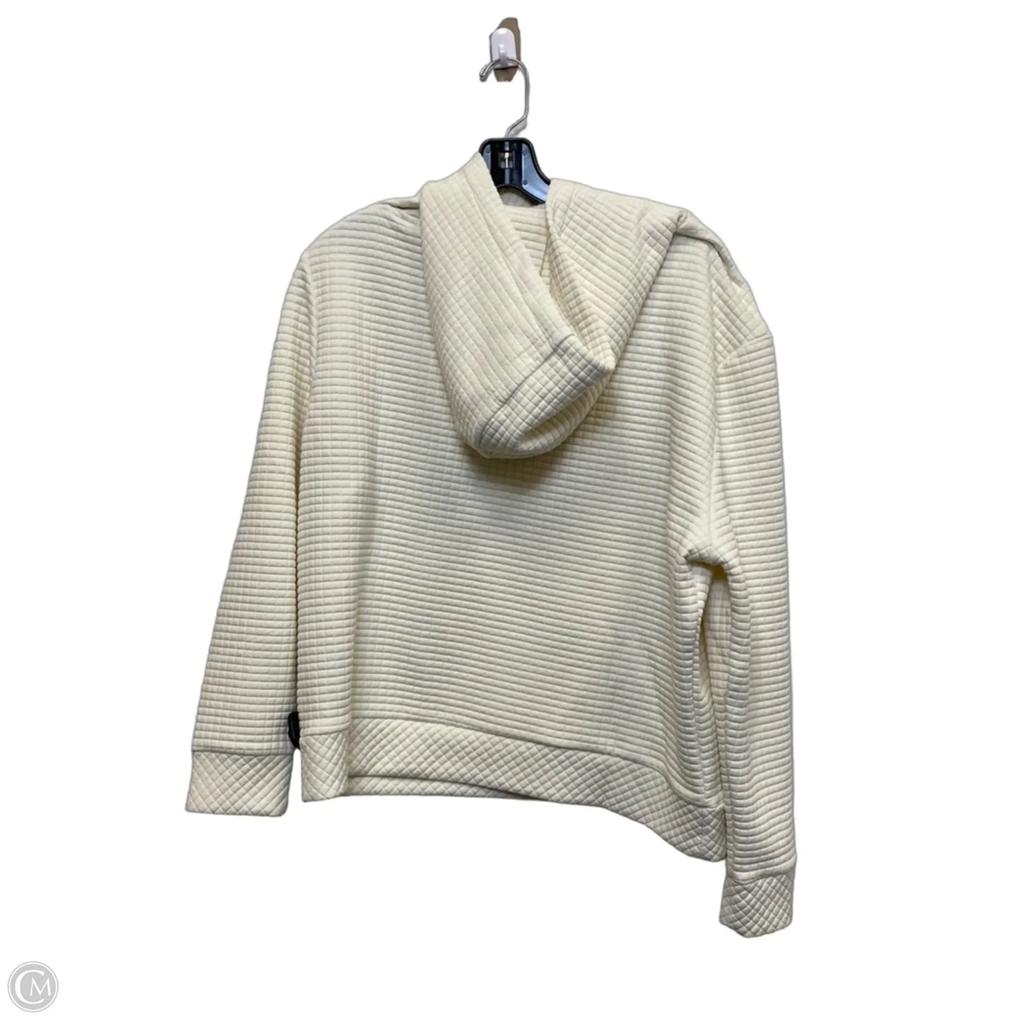 Sweatshirt Hoodie By Dudley Stephens In Cream, Size: L