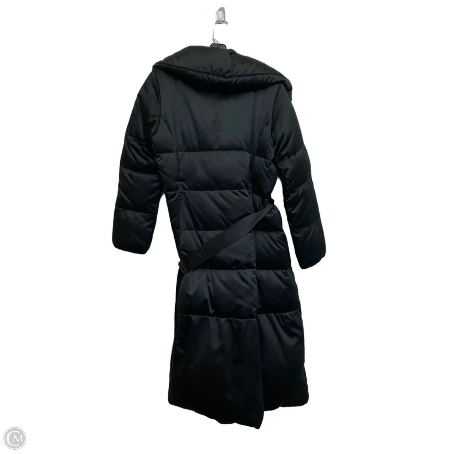 Coat Luxury Designer By Burberry In Black, Size: M