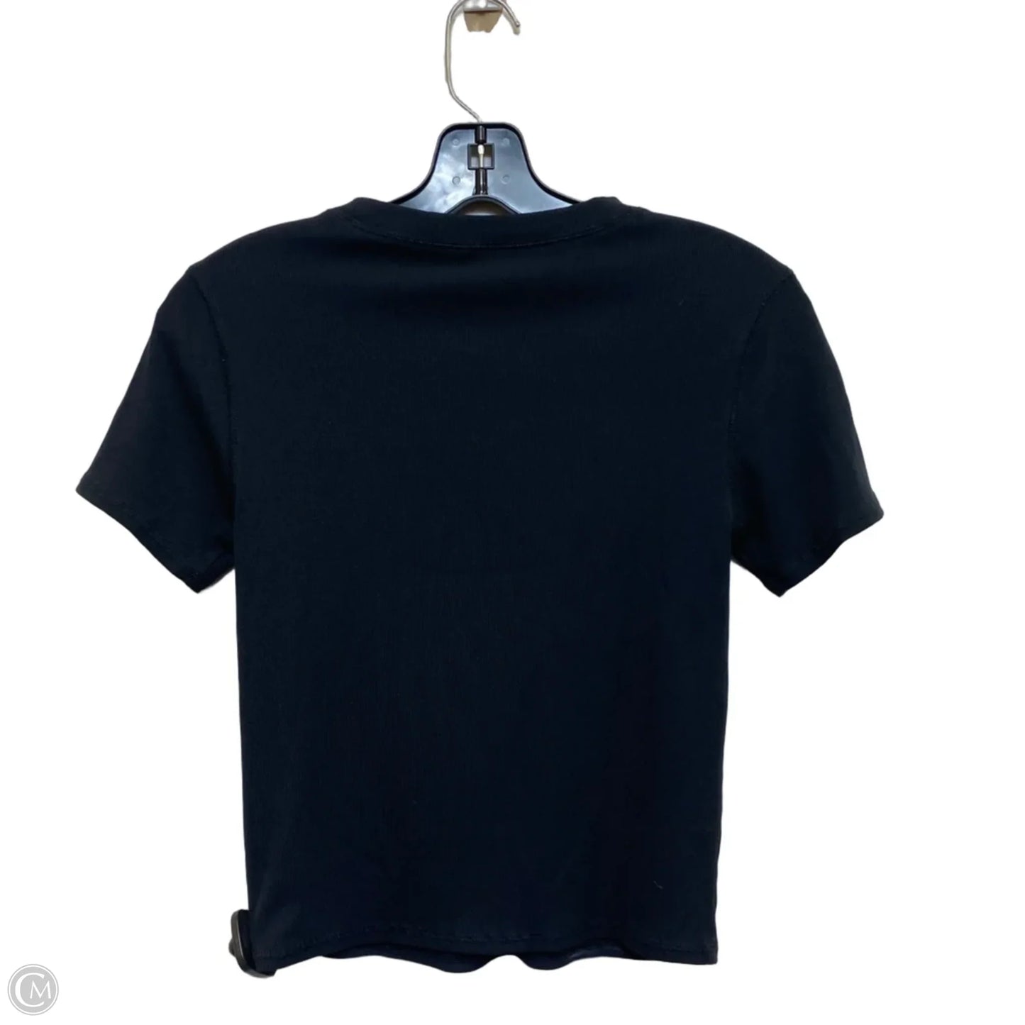 Athletic Top Short Sleeve By Vuori In Black, Size: S