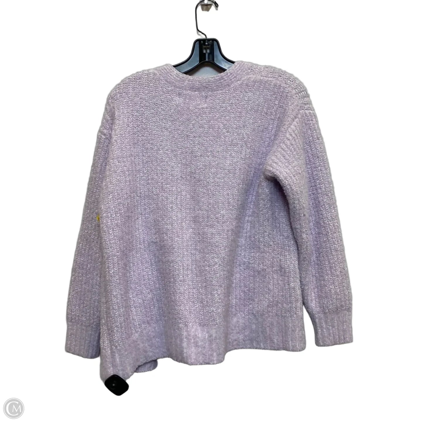 Sweater Cardigan By No Boundaries In Purple, Size: S