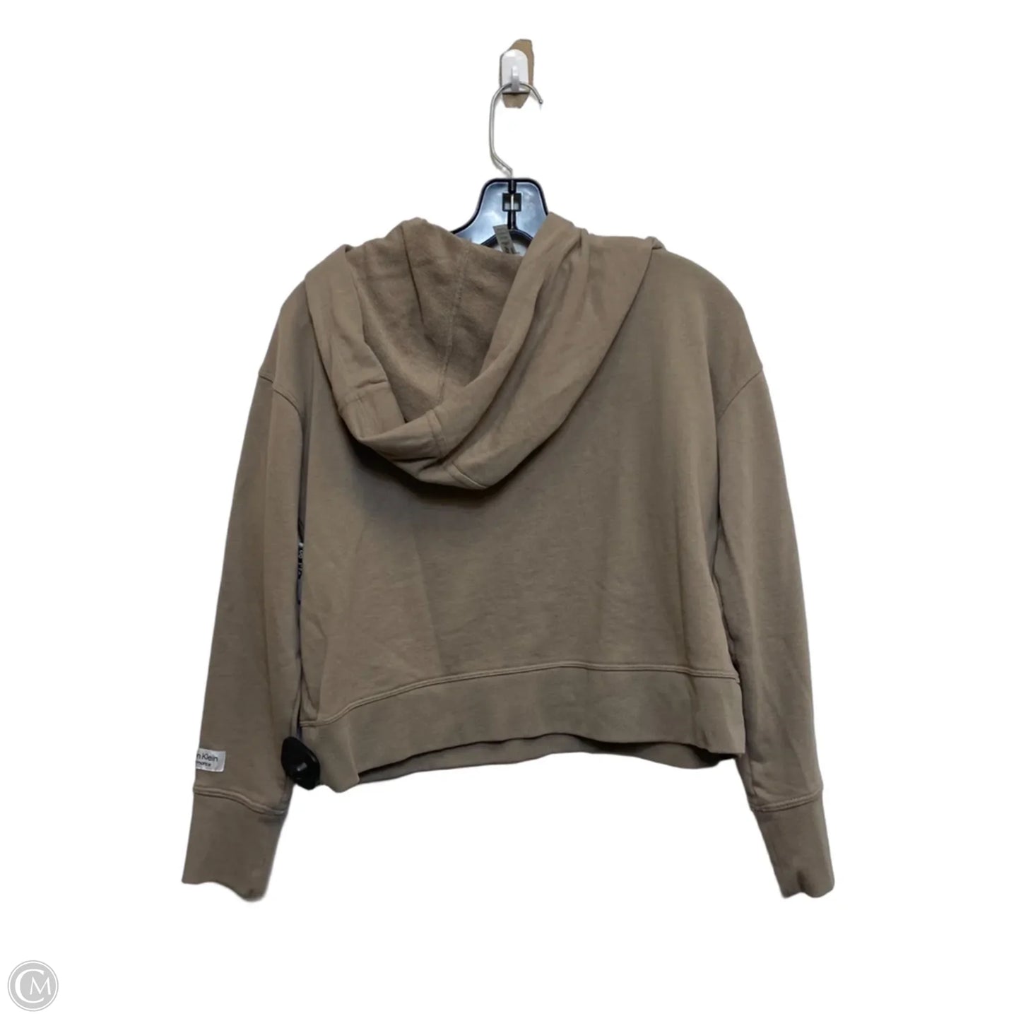 Athletic Sweatshirt Hoodie By Calvin Klein Performance In Brown, Size: Xs