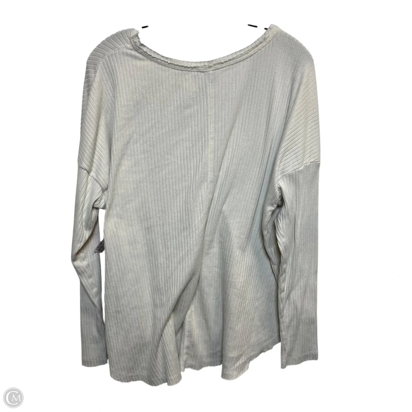 Top Long Sleeve By Wild Fable In Cream, Size: Xl