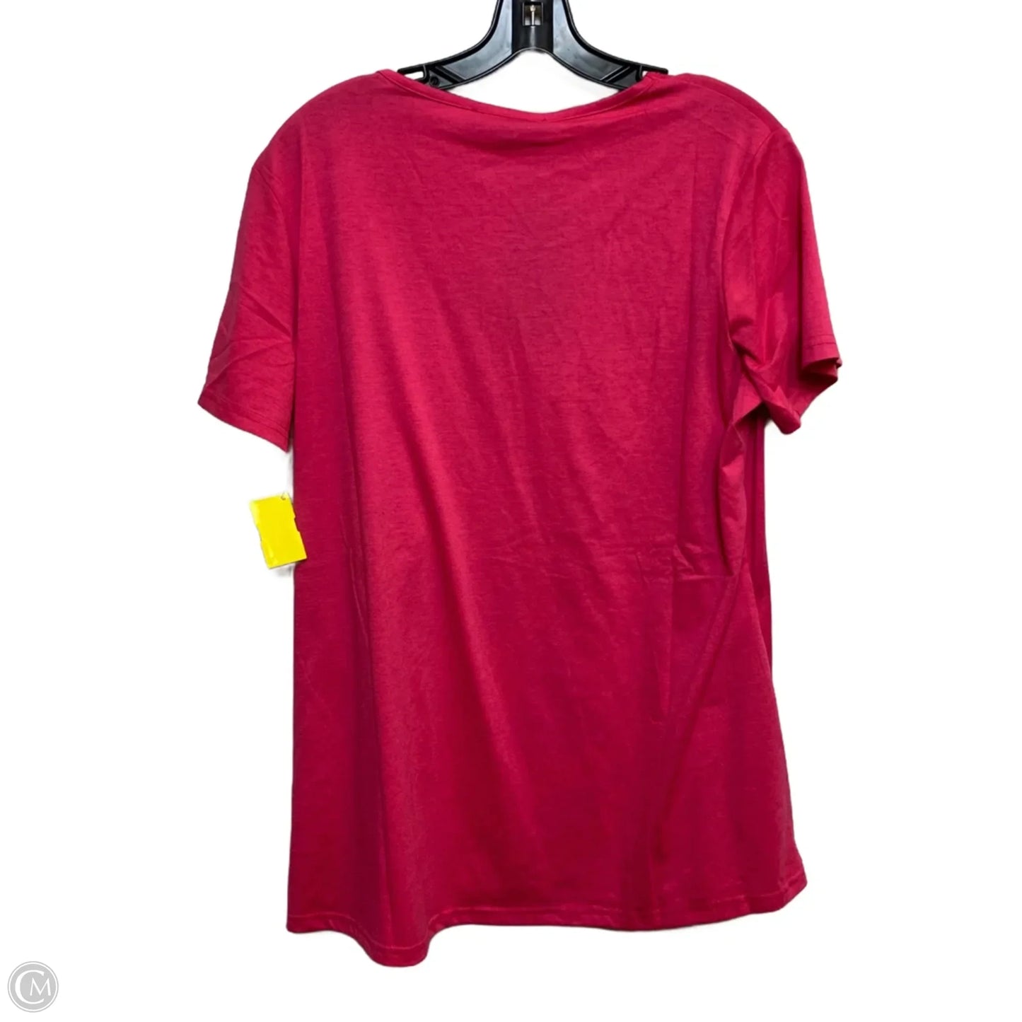 Top Short Sleeve By Lucky & Blessed In Pink, Size: M