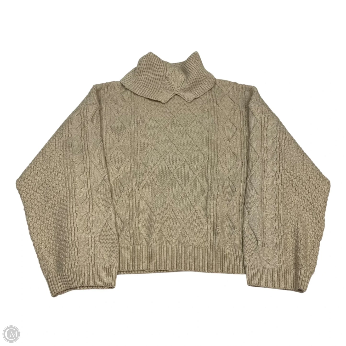 Sweater By Elie Tahari In Tan, Size: L