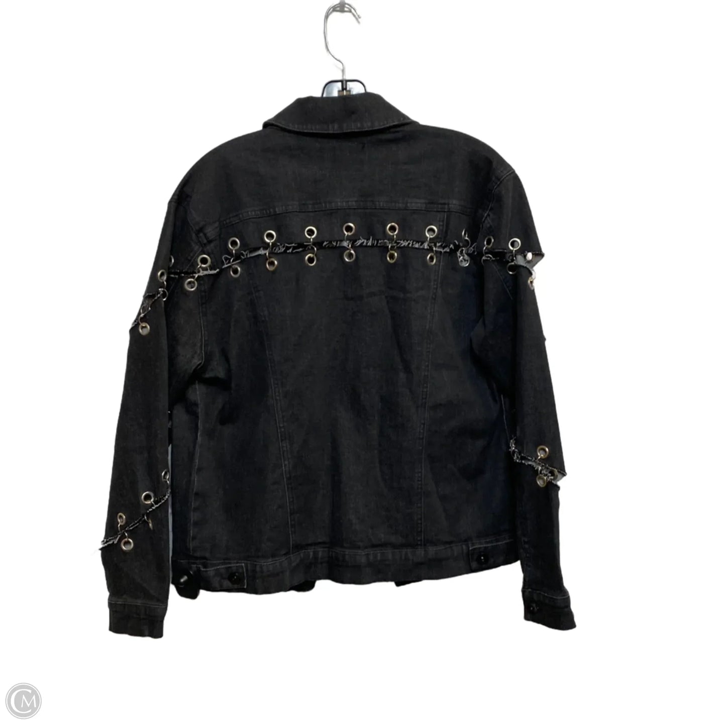 Jacket Denim By Fashion Nova In Black, Size: S