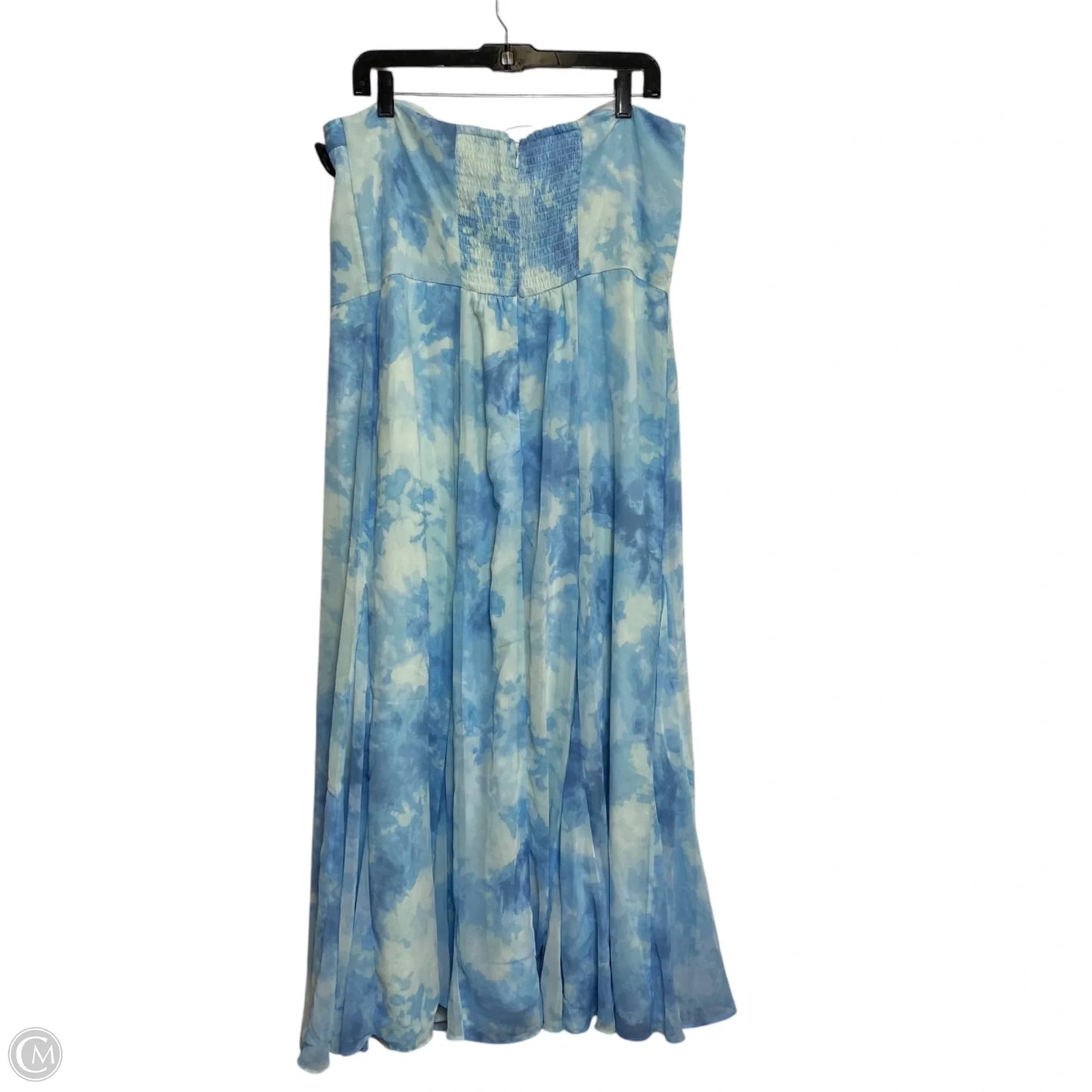 Dress Party Midi By Abercrombie And Fitch In Blue, Size: Xl