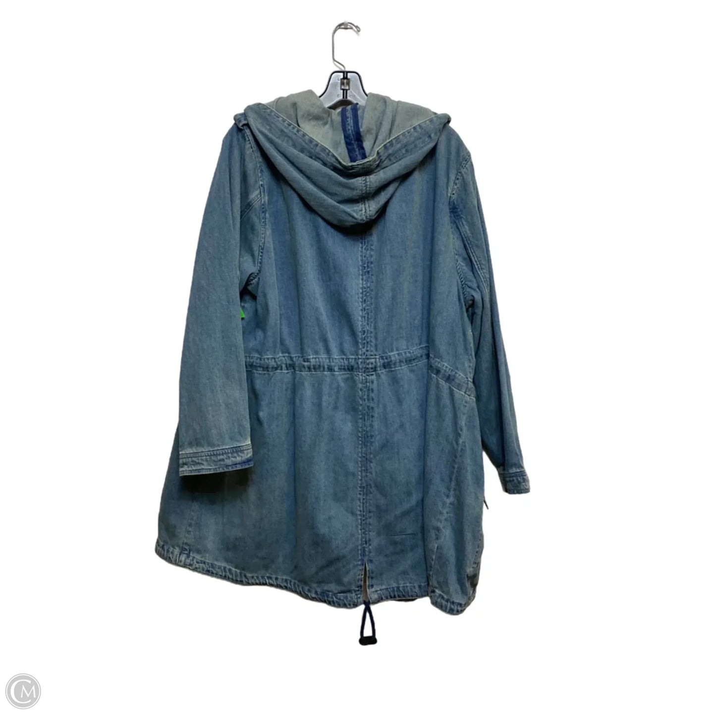 Jacket Denim By Ellos In Blue, Size: 3x