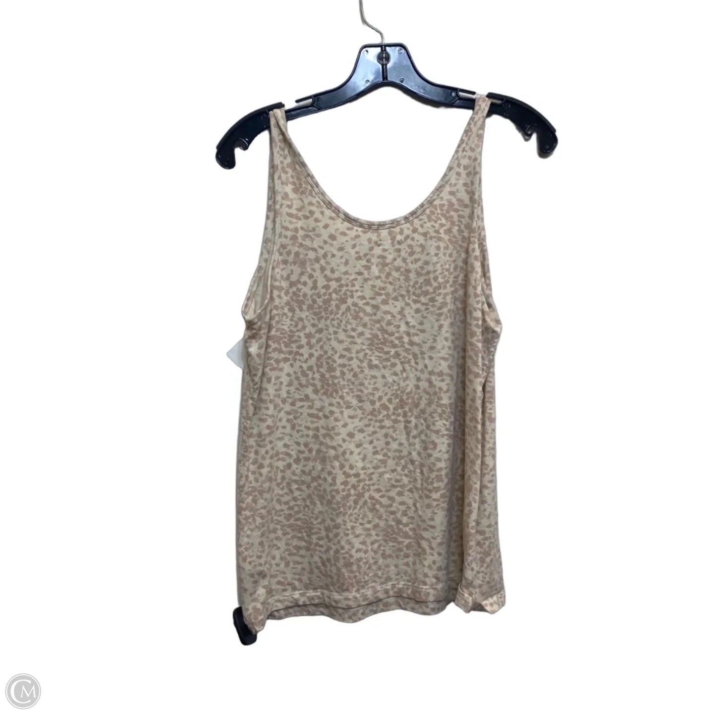 Top Sleeveless By Old Navy In Animal Print, Size: L