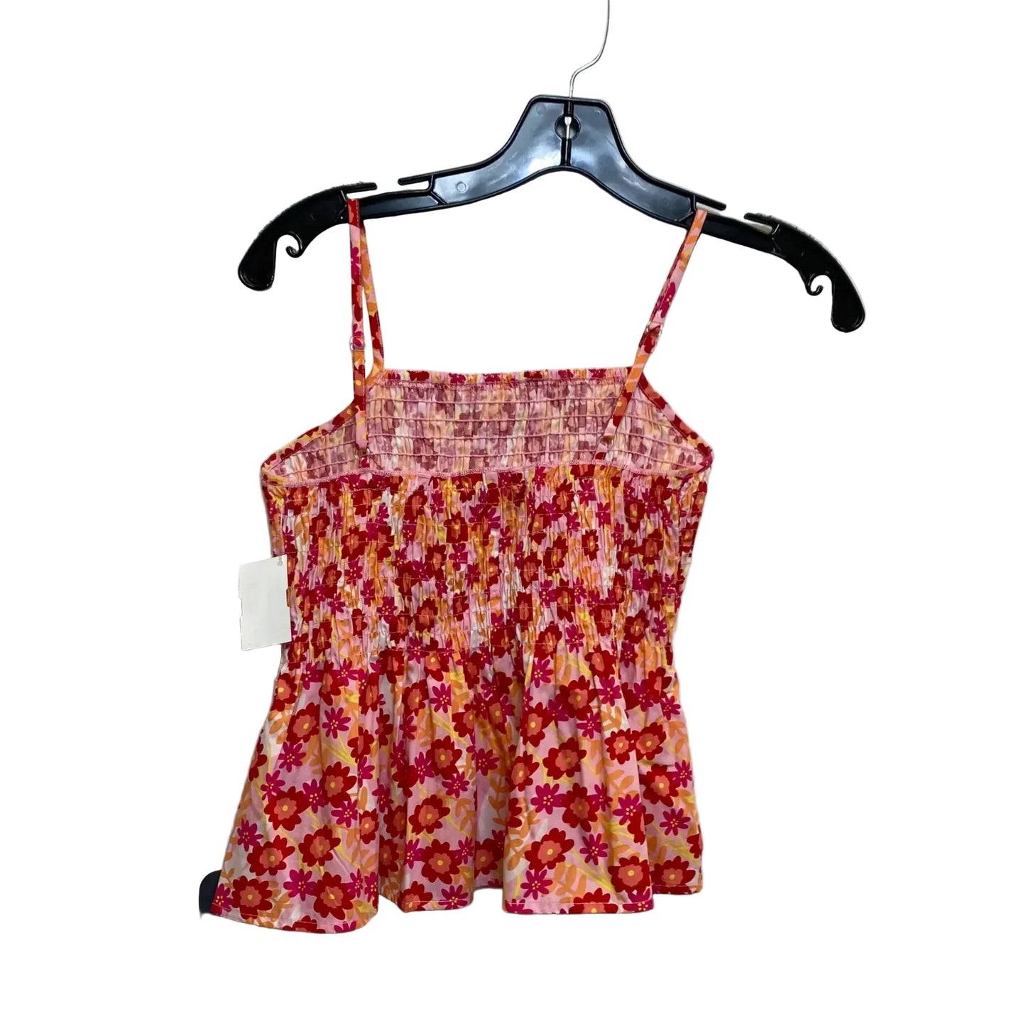 Top Sleeveless By Freshman In Pink & Red, Size: M