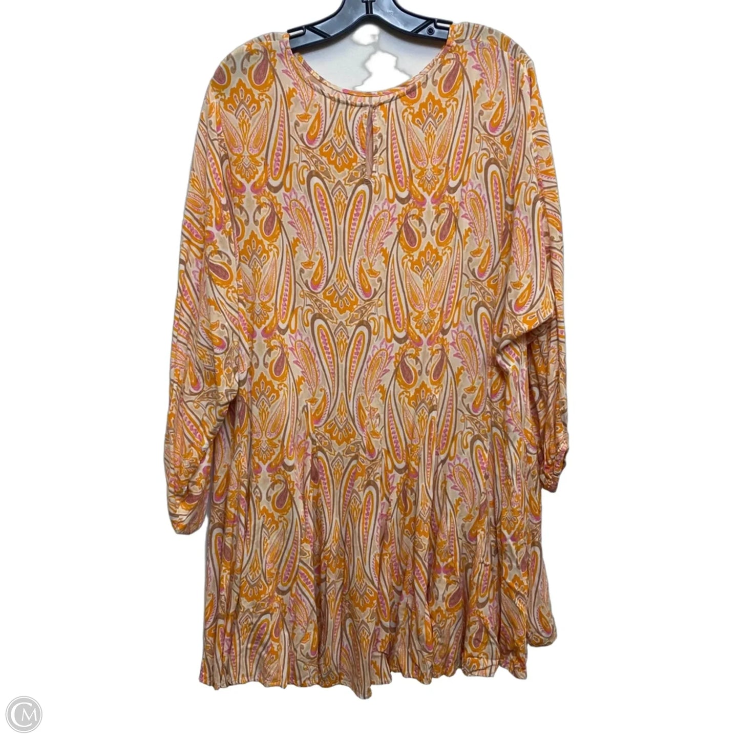 Dress Casual Short By Versona In Orange, Size: L