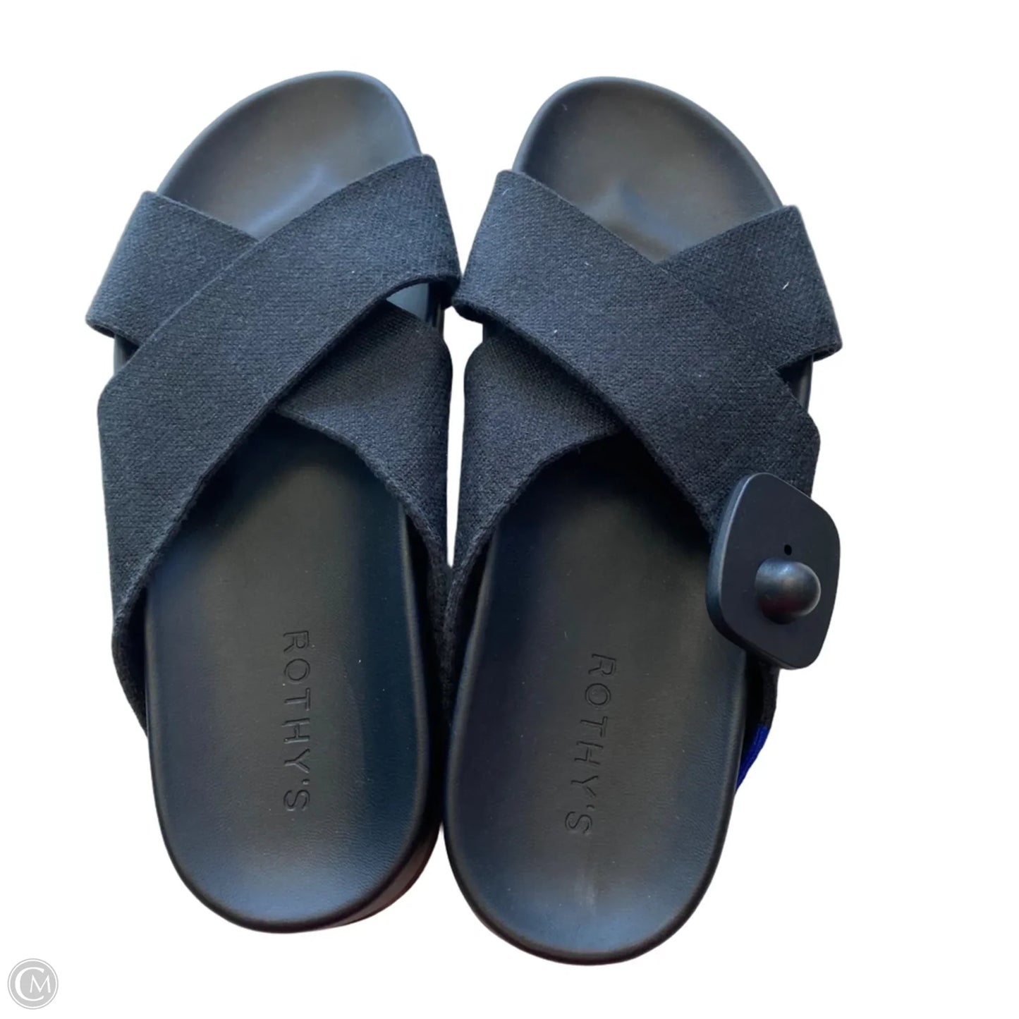 Sandals Designer By Rothys In Black, Size: 8.5