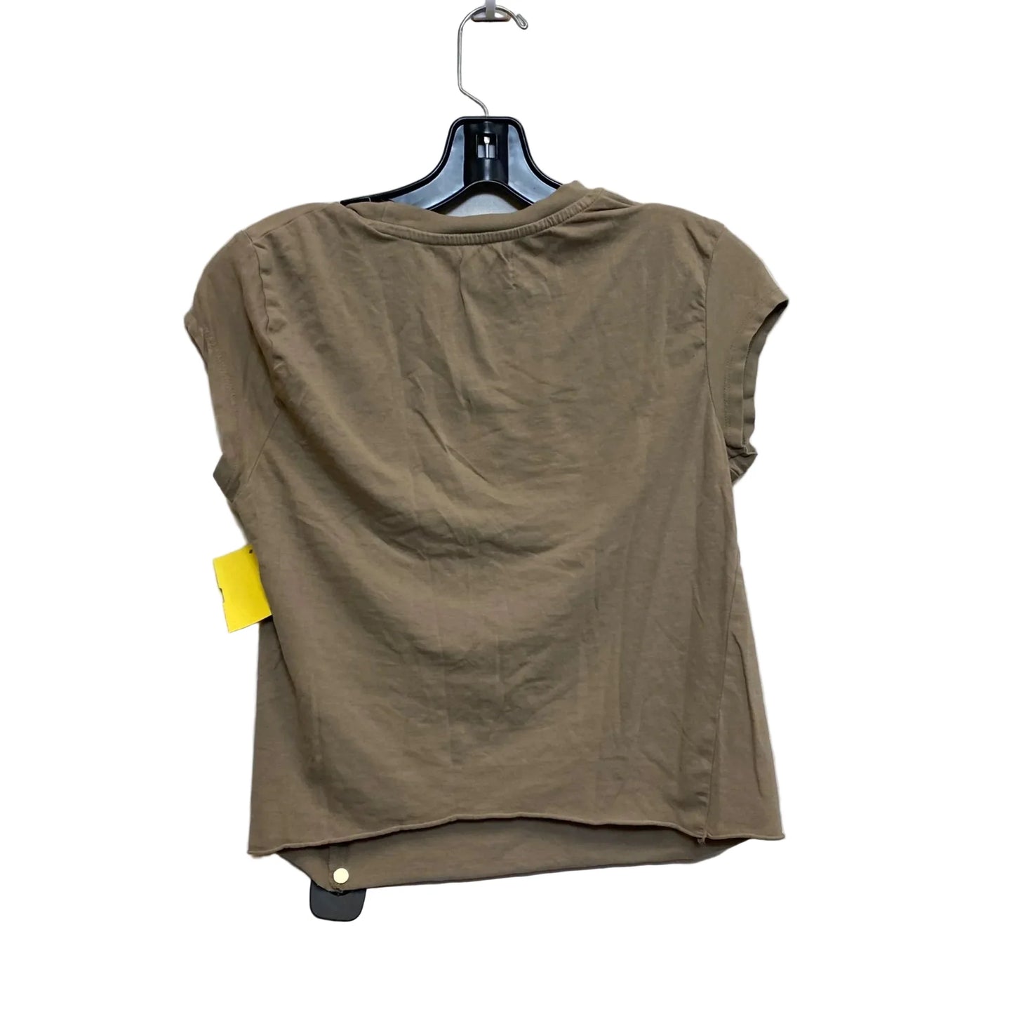 Top Short Sleeve By Urban Nations In Tan, Size: S