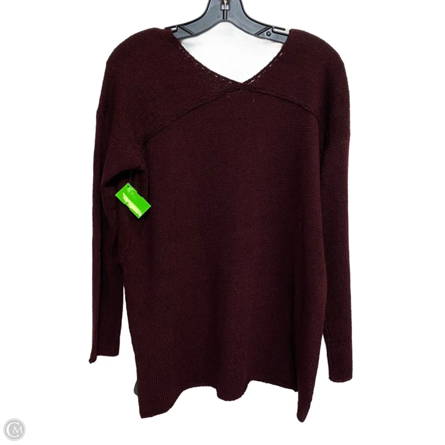 Sweater By Lush In Maroon, Size: S