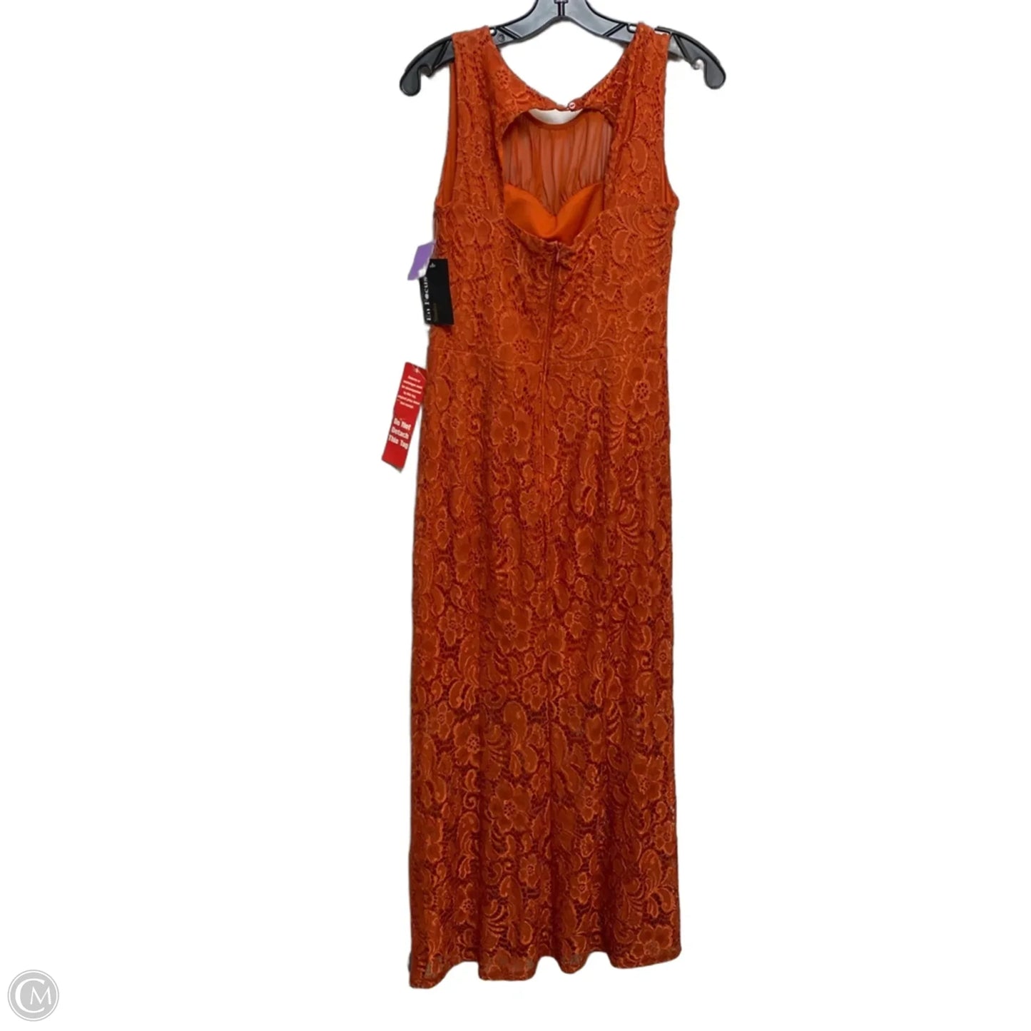Dress Casual Maxi By Enfocus In Orange, Size: M
